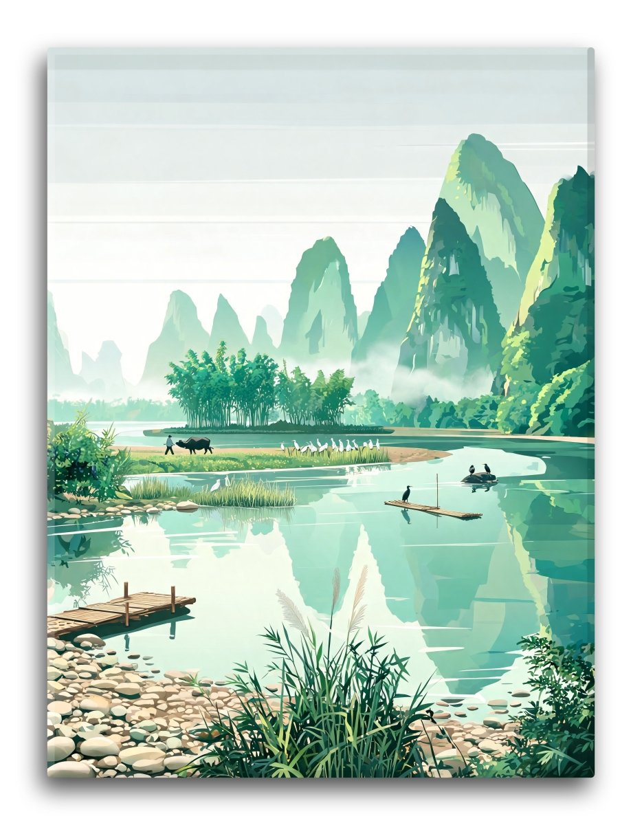 Guilin Karst Bend - Escape by Numbers