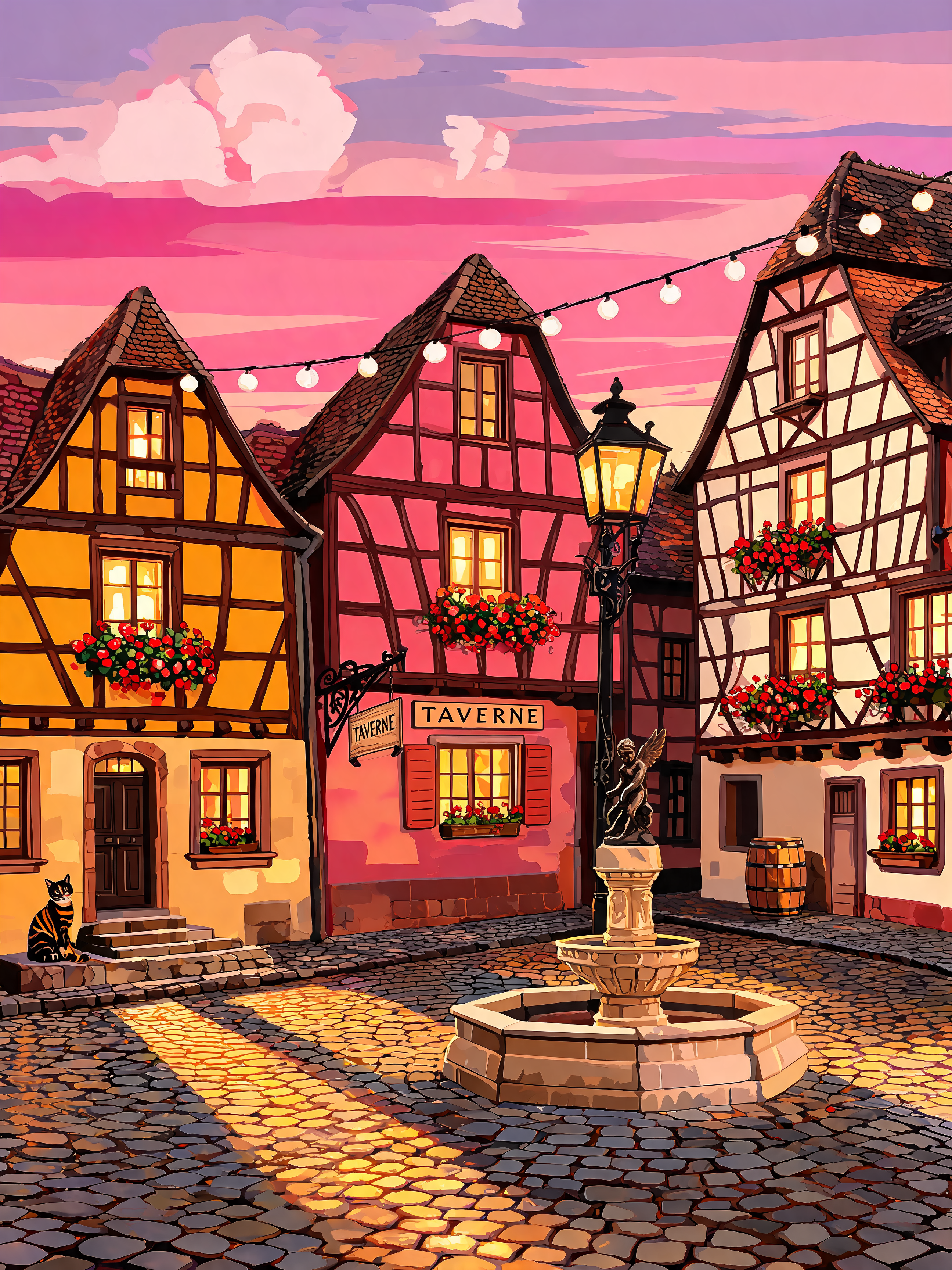 Half-Timbered Dusk