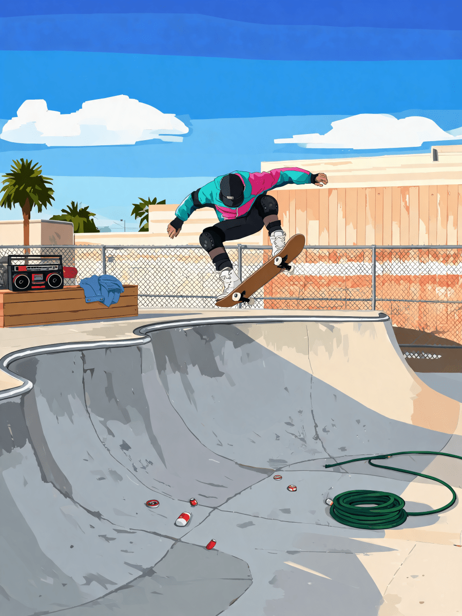 Halfpipe Twilight Session - Escape by Numbers