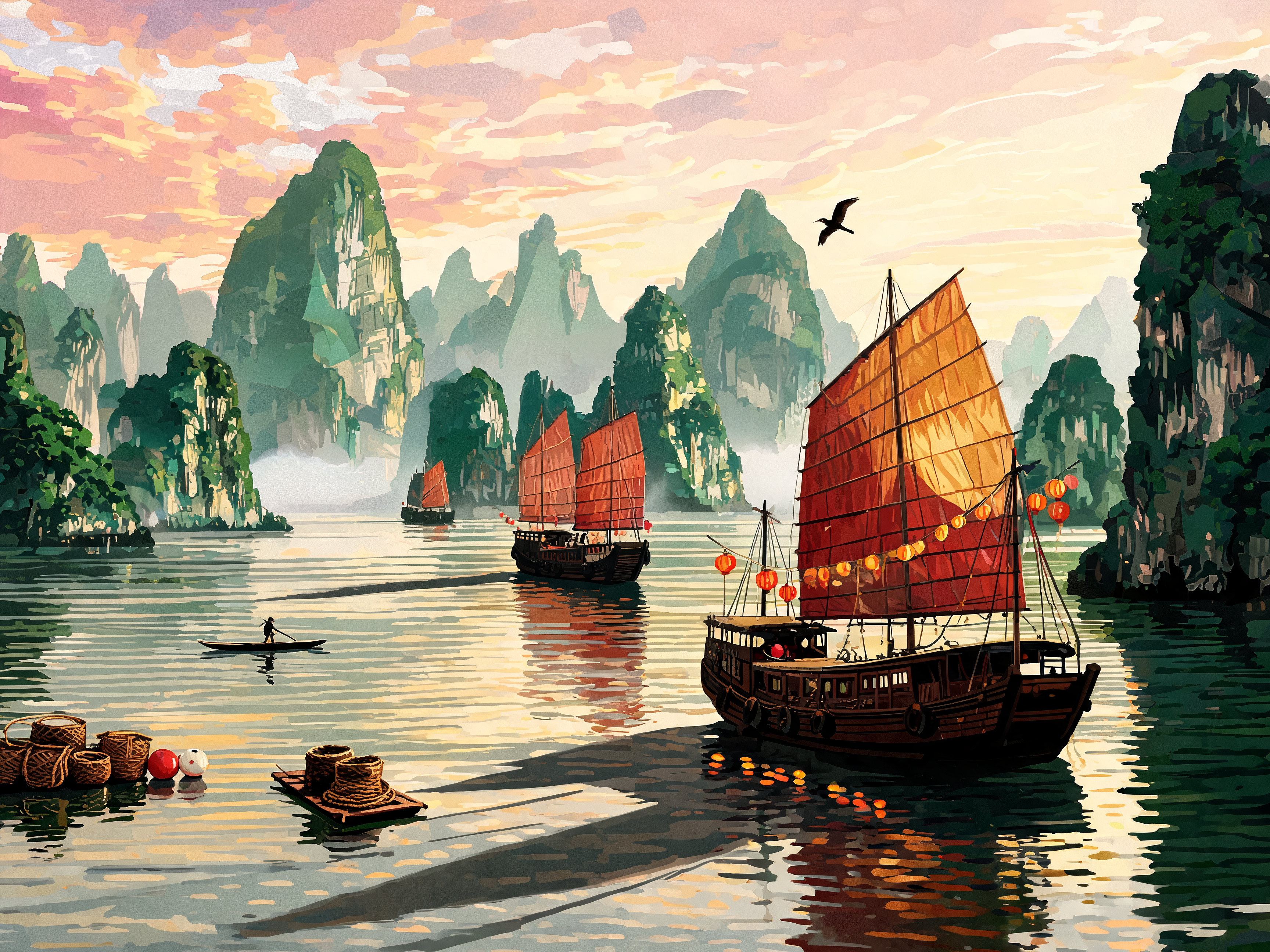 Halong Limestone Bay
