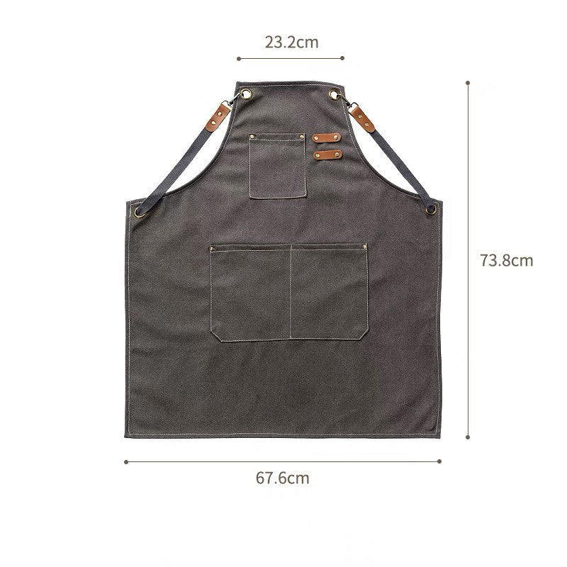 Heavy-Duty Canvas Artist Apron - Escape by Numbers