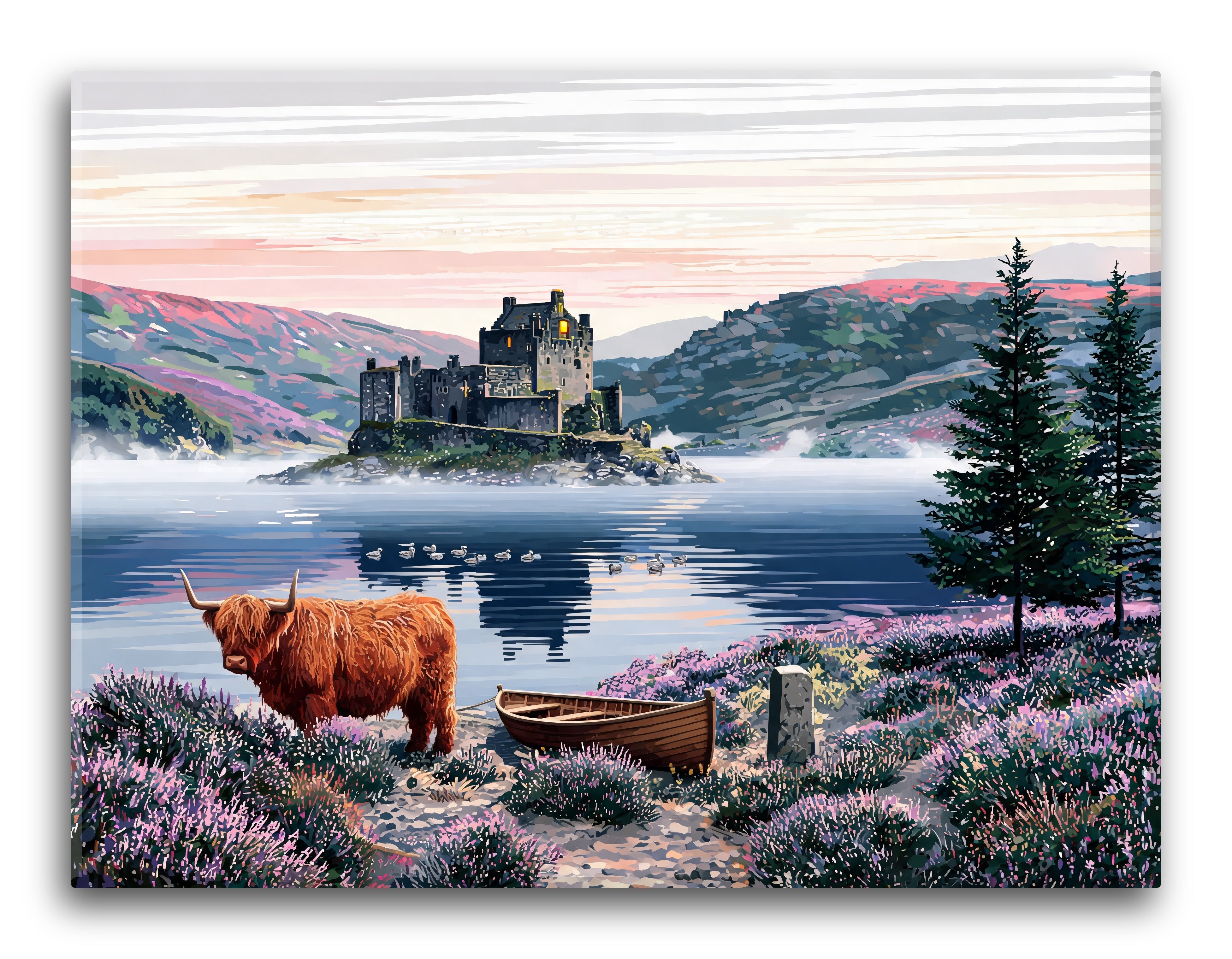 Highland Castle Predawn