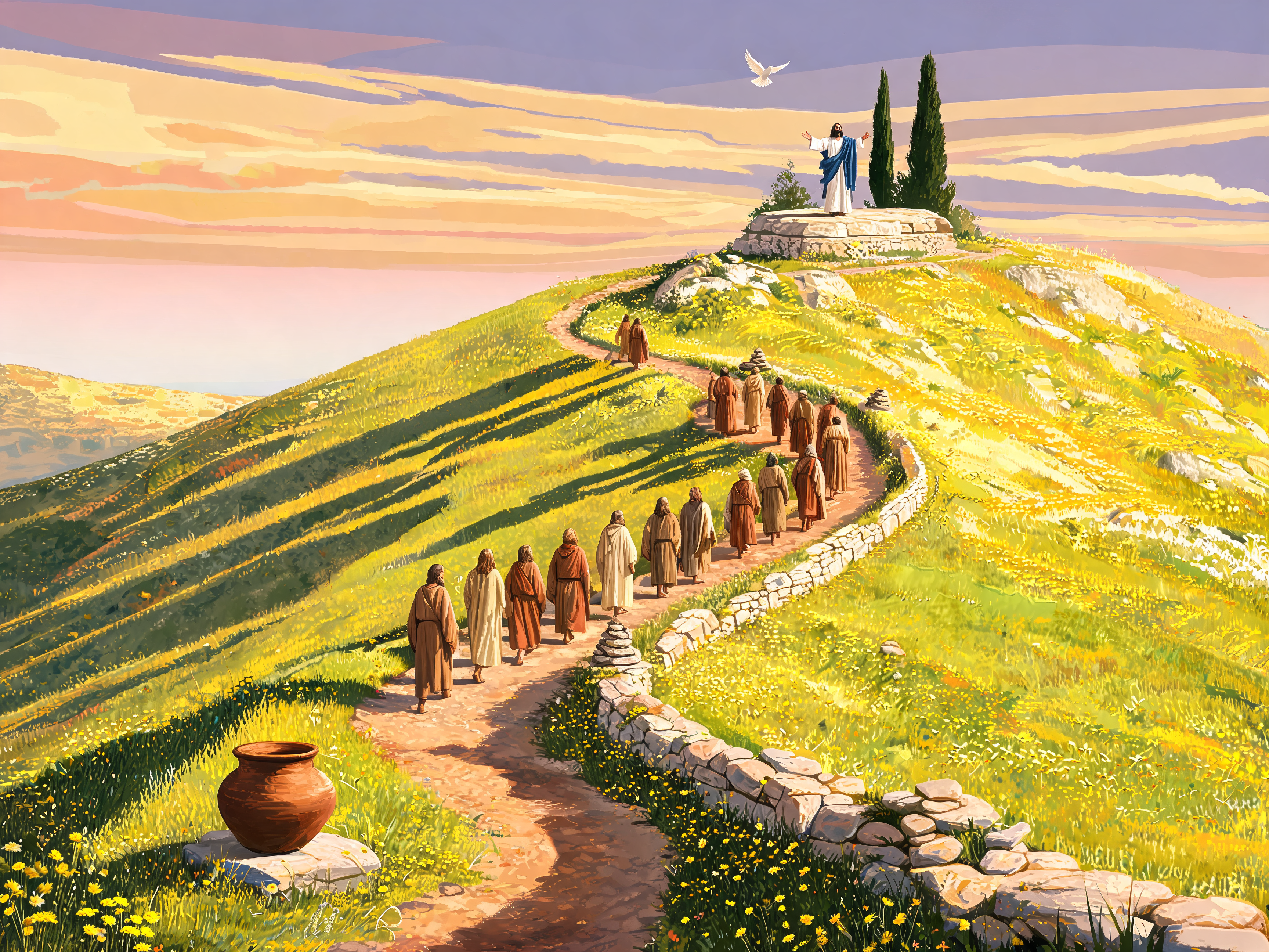 Hillside Above The Shoreline