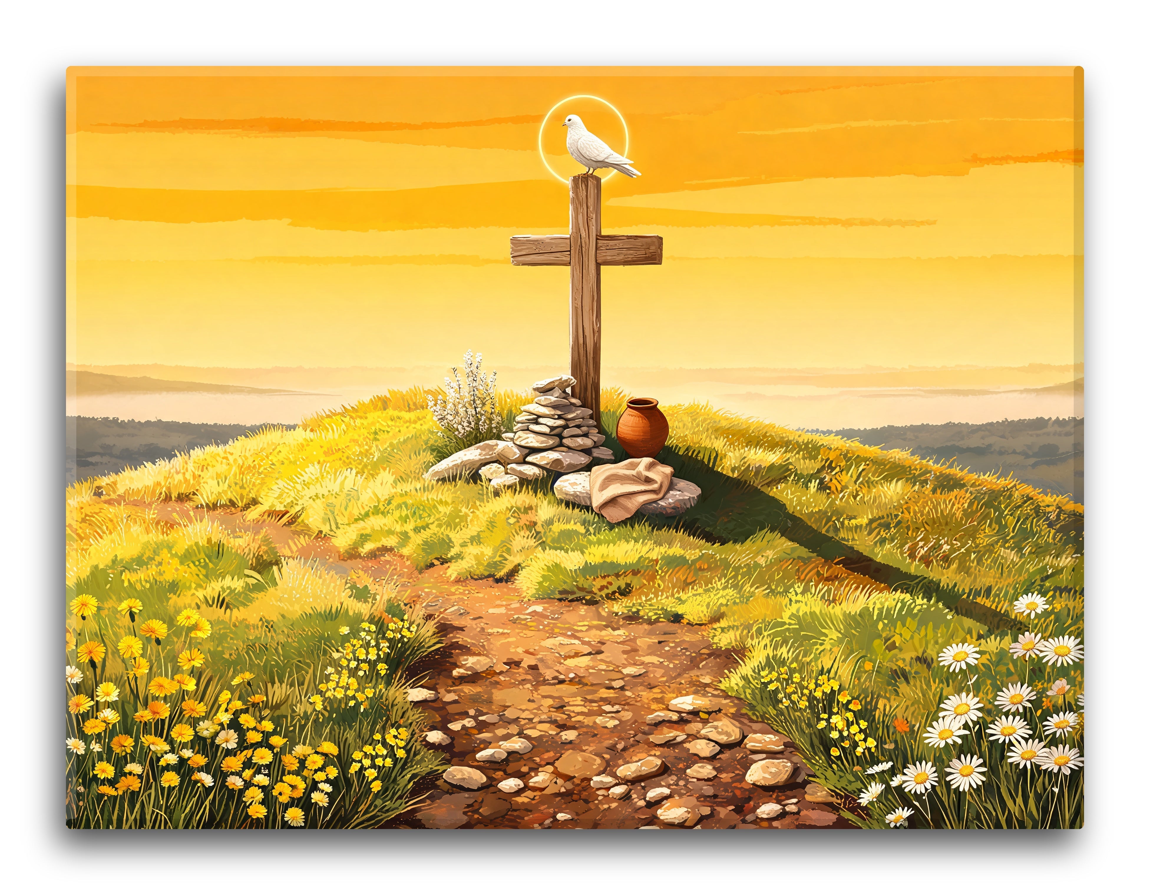 Hilltop Dove Cross
