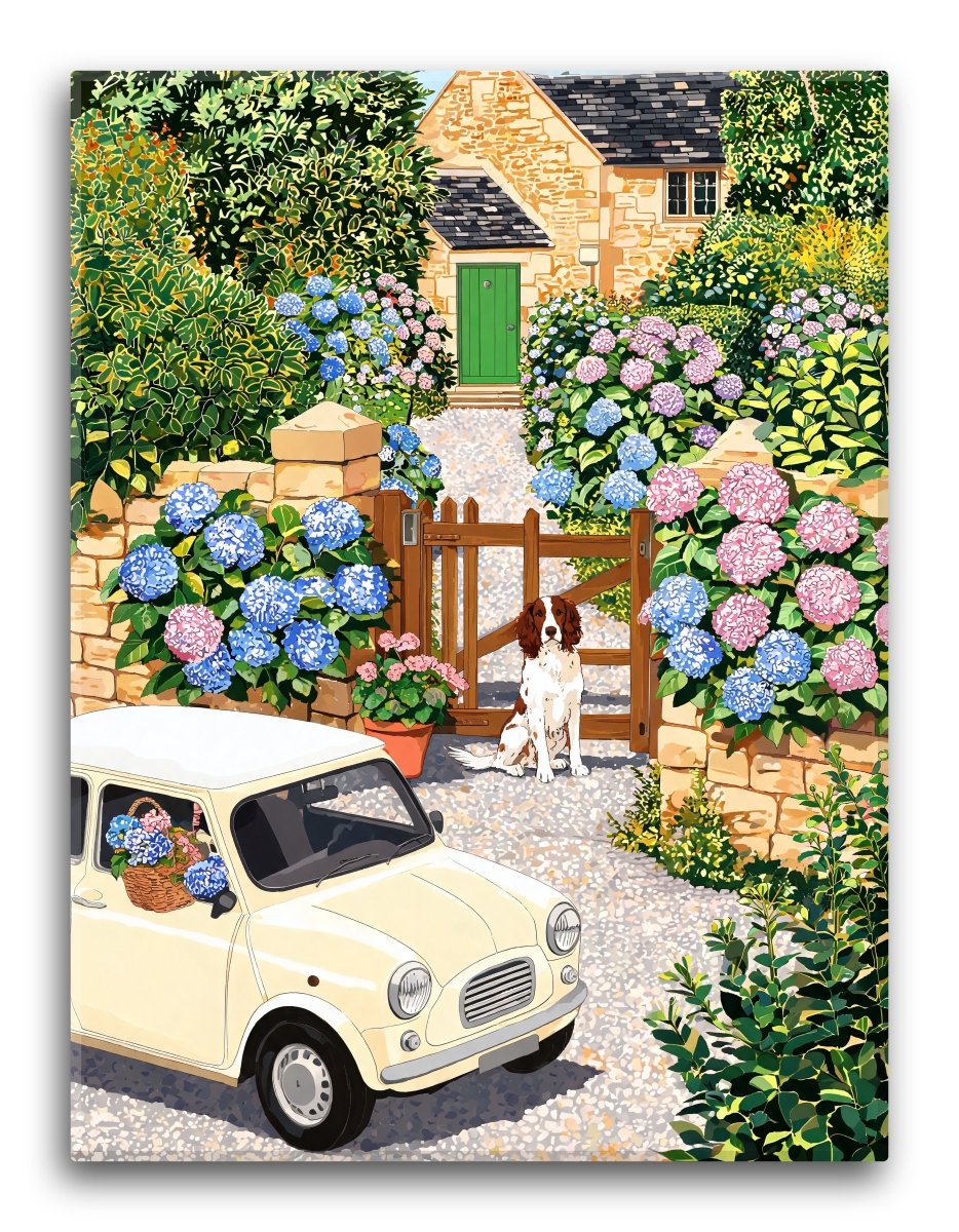 Hydrangea Gate Welcome - Escape by Numbers