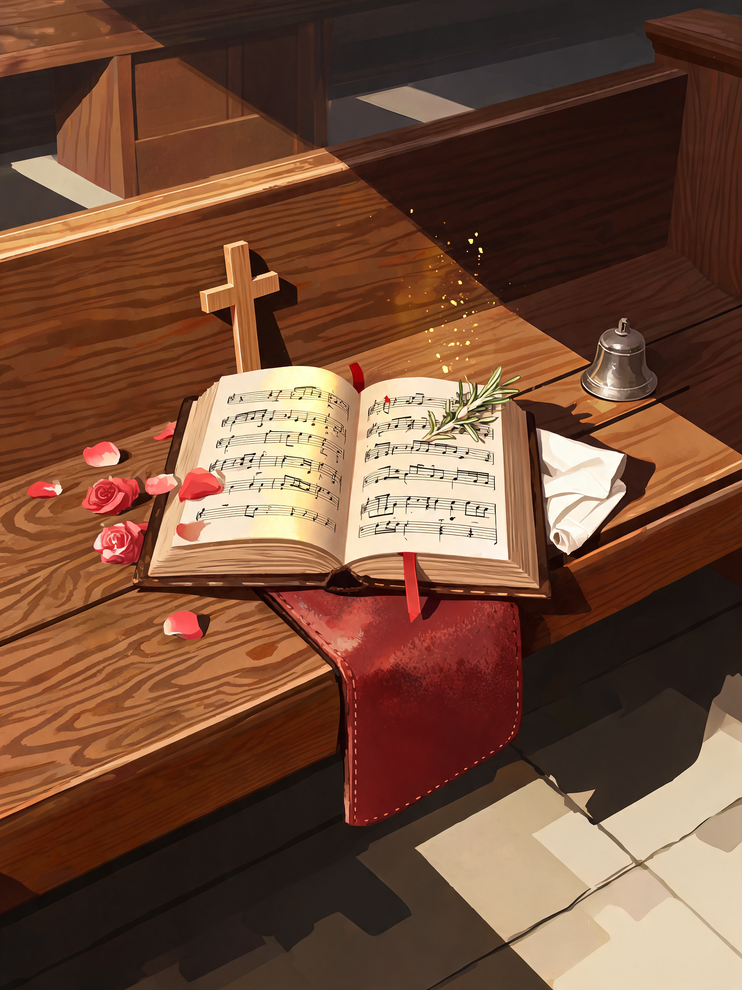 Hymnbook On Pew