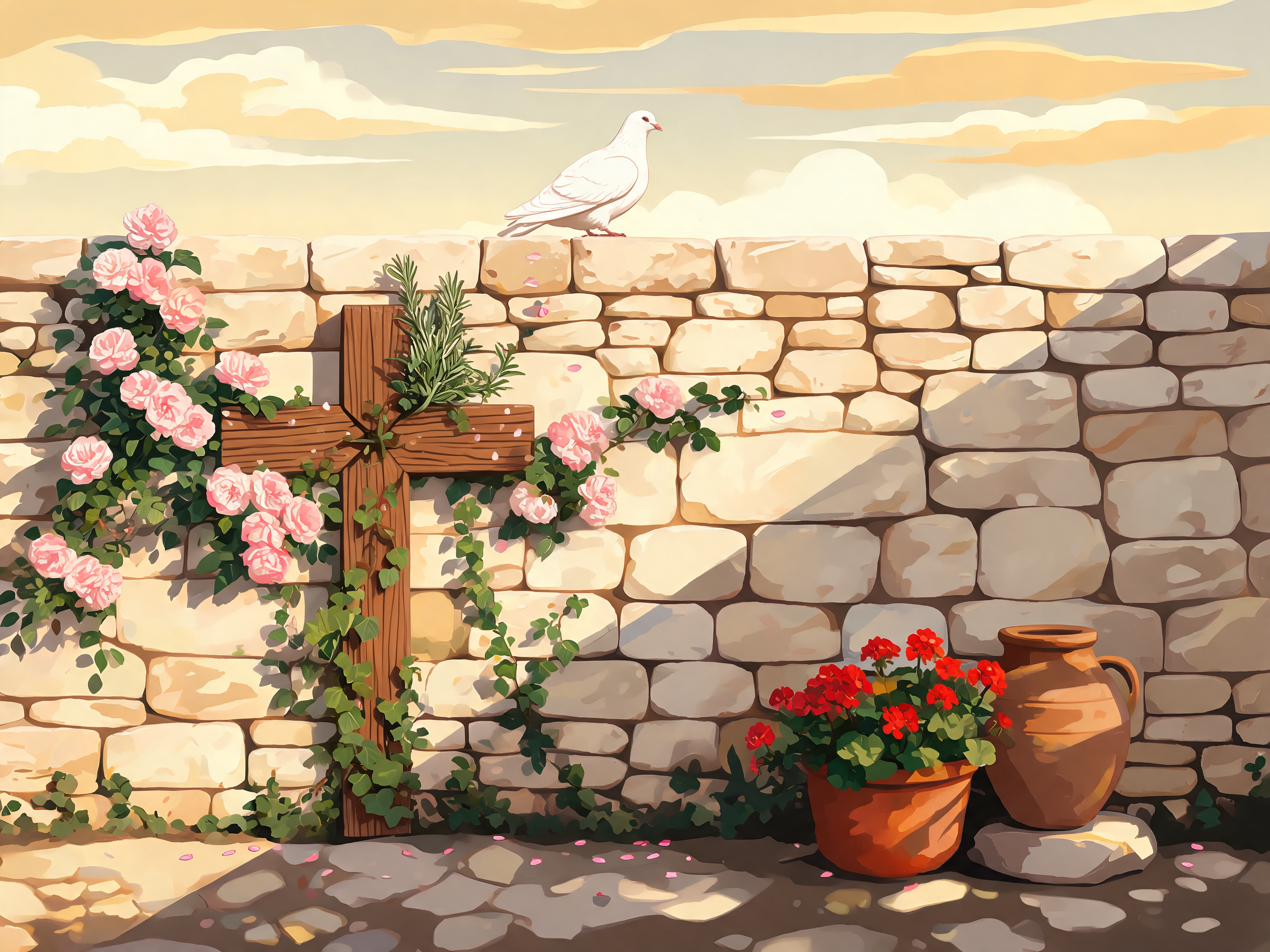 Ivy Wall Cross
