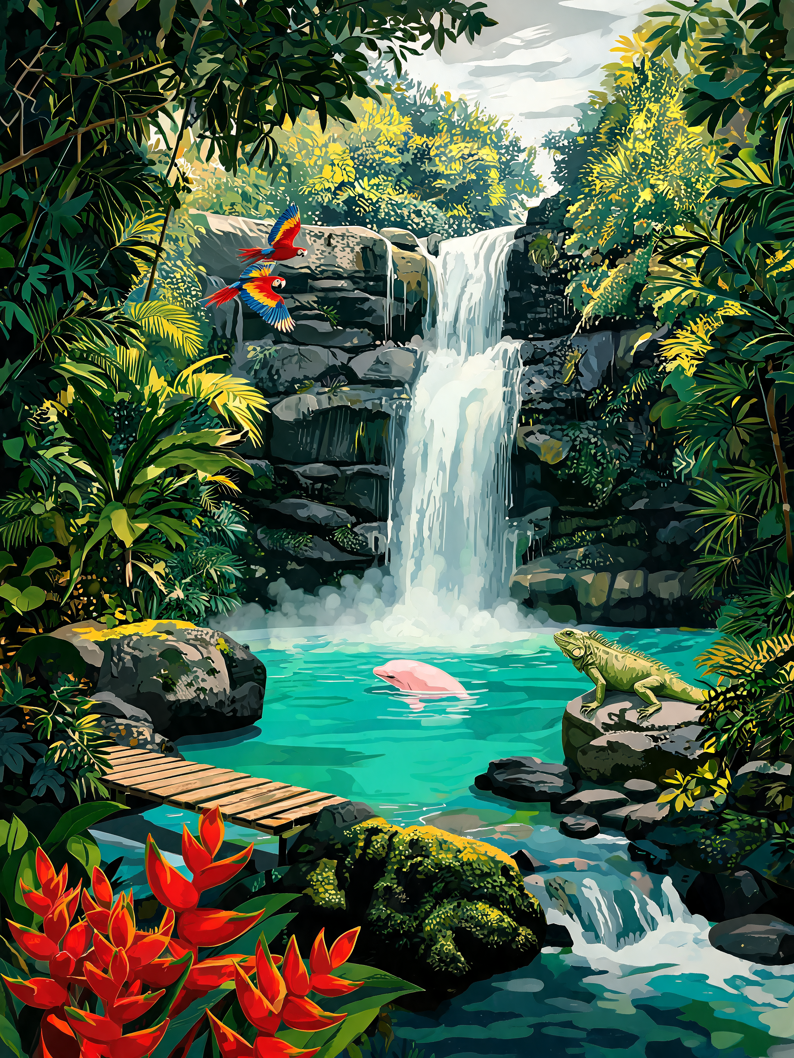 Jungle Plunge Cascade
