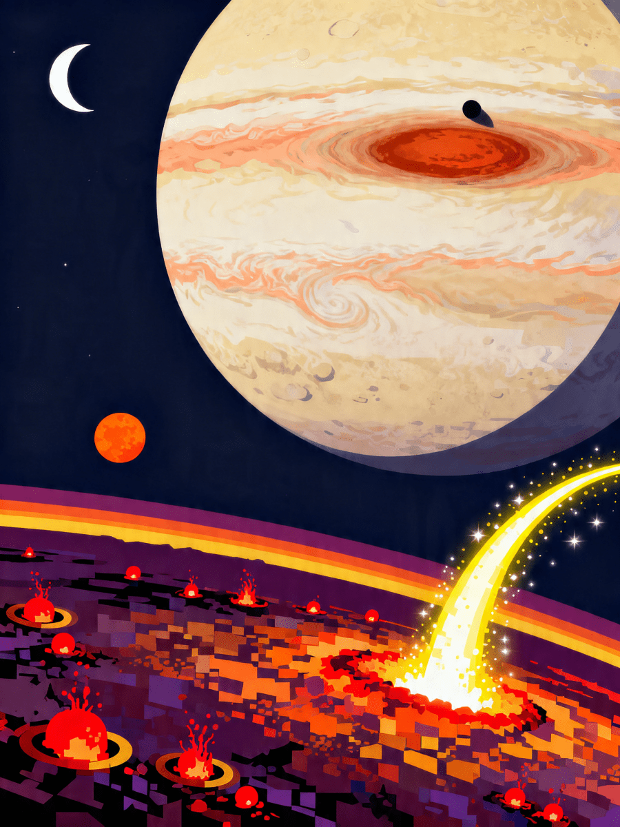 Jupiter Moonrise - Escape by Numbers