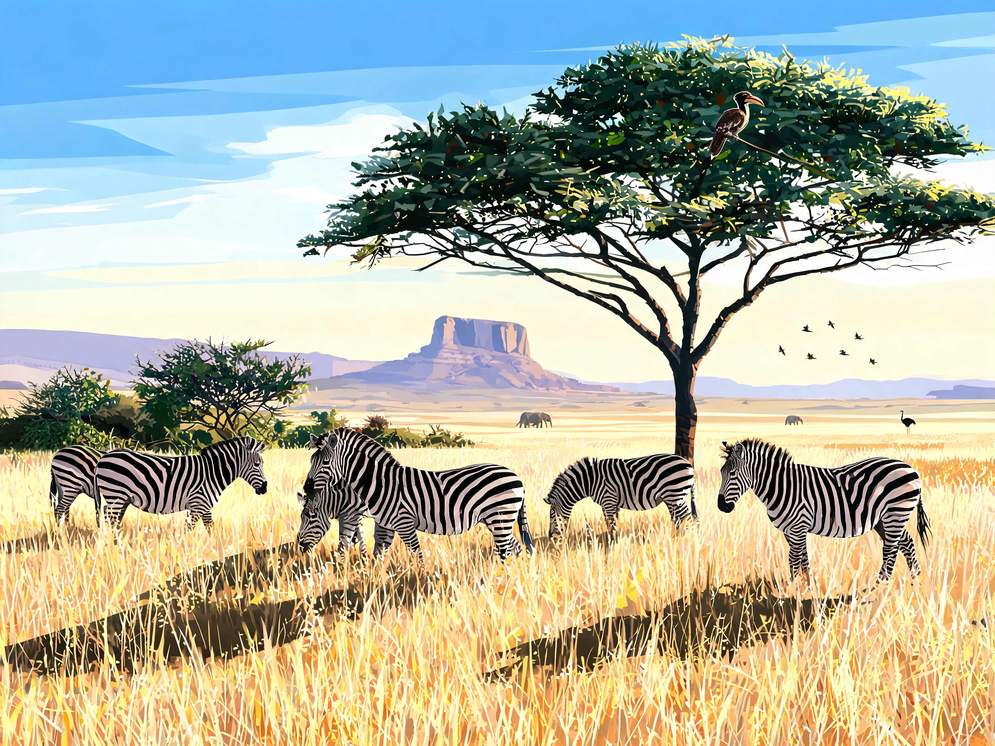 Kenyan Savanna Herd
