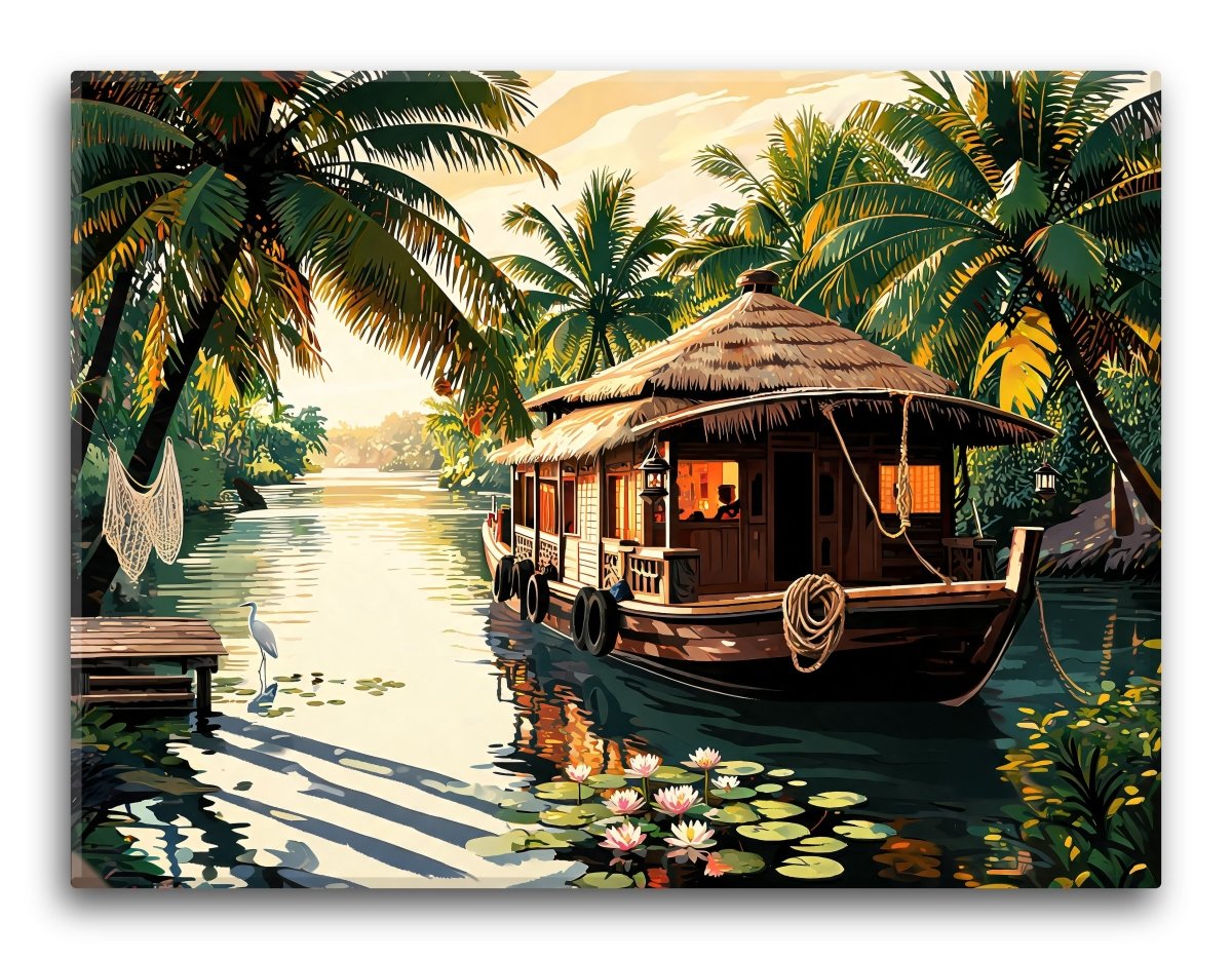Kerala Backwater Drift - Escape by Numbers