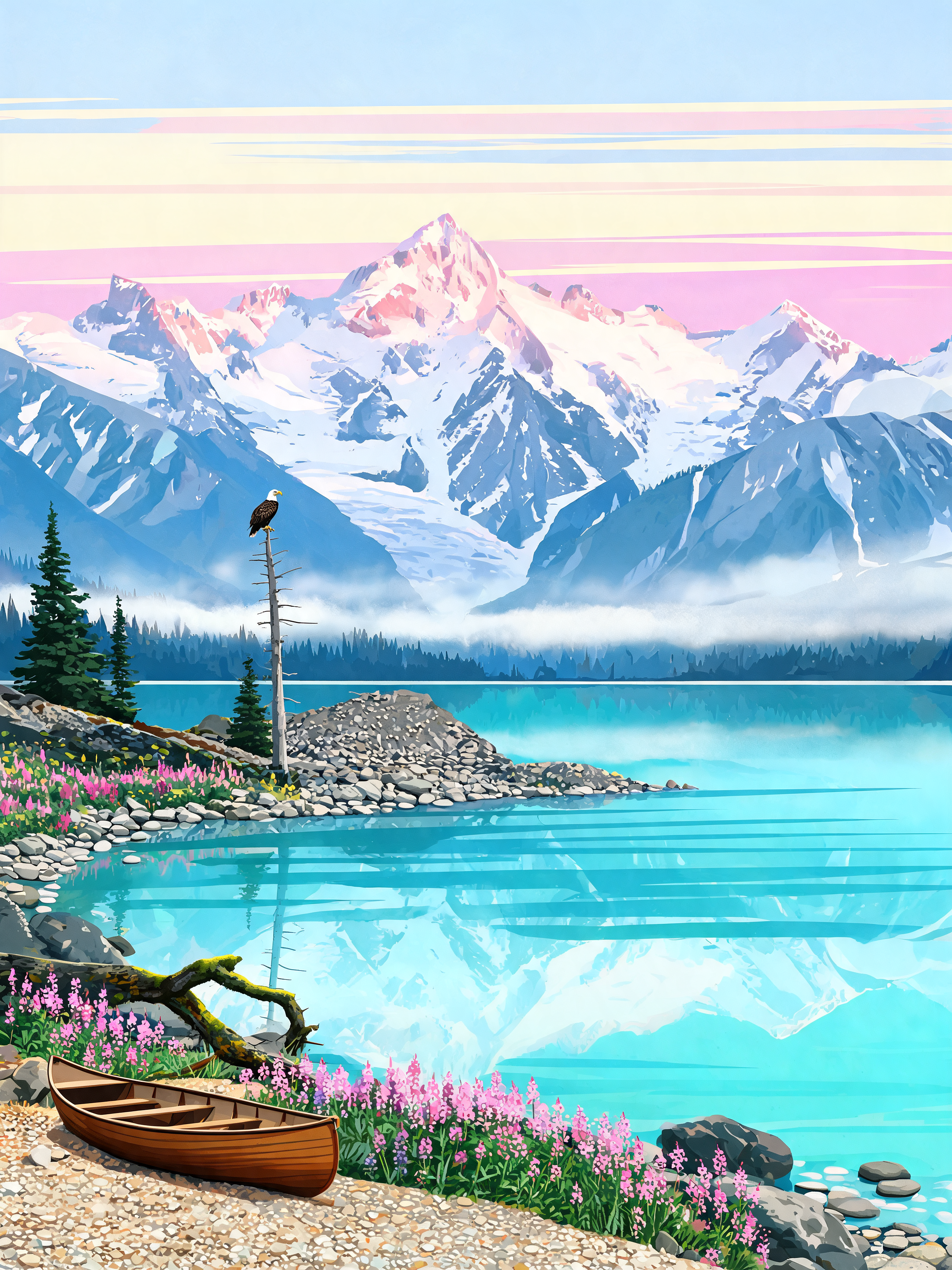 Lake Louise Mirror