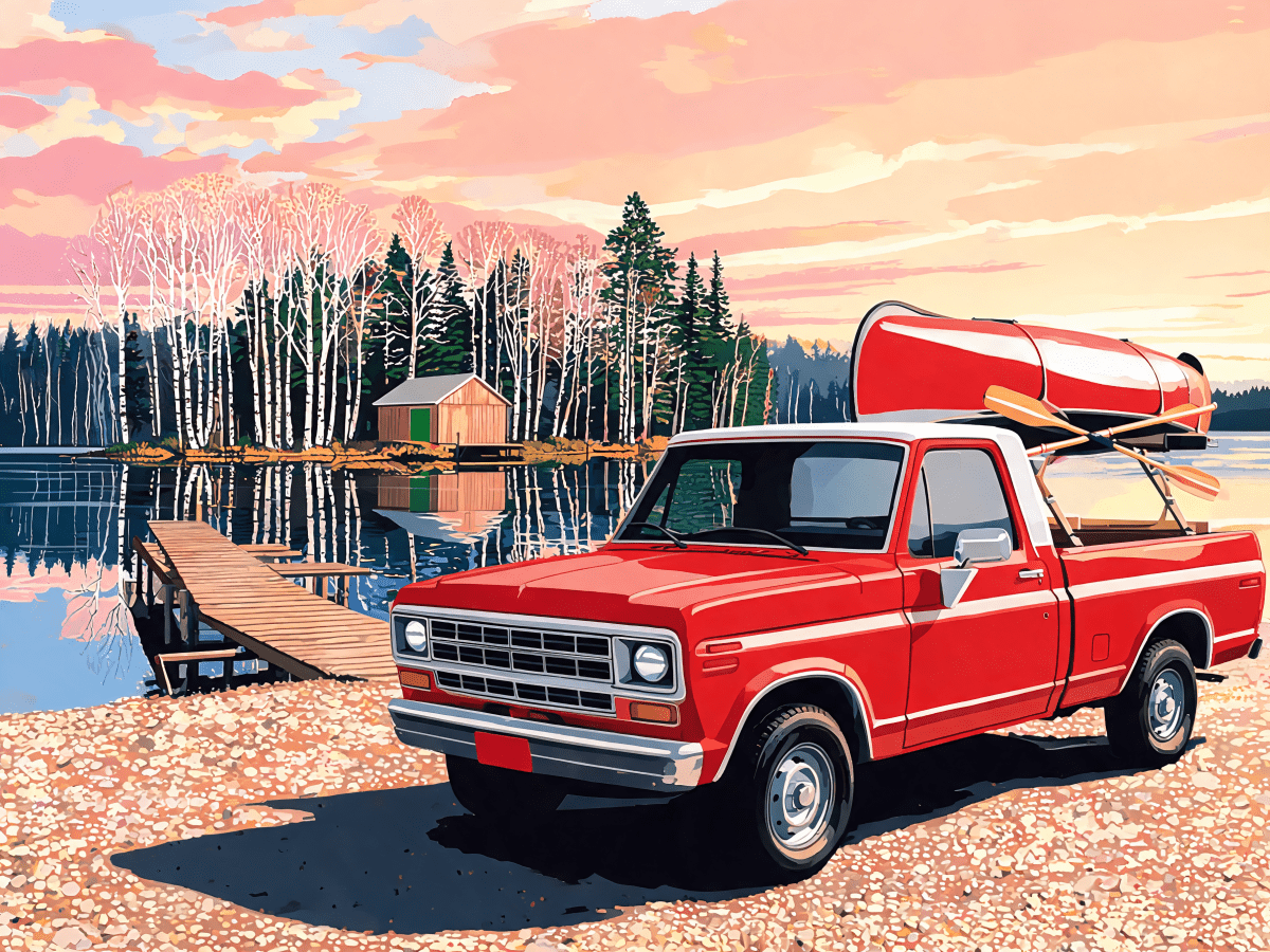 Lakeside Sunrise Pickup - Escape by Numbers
