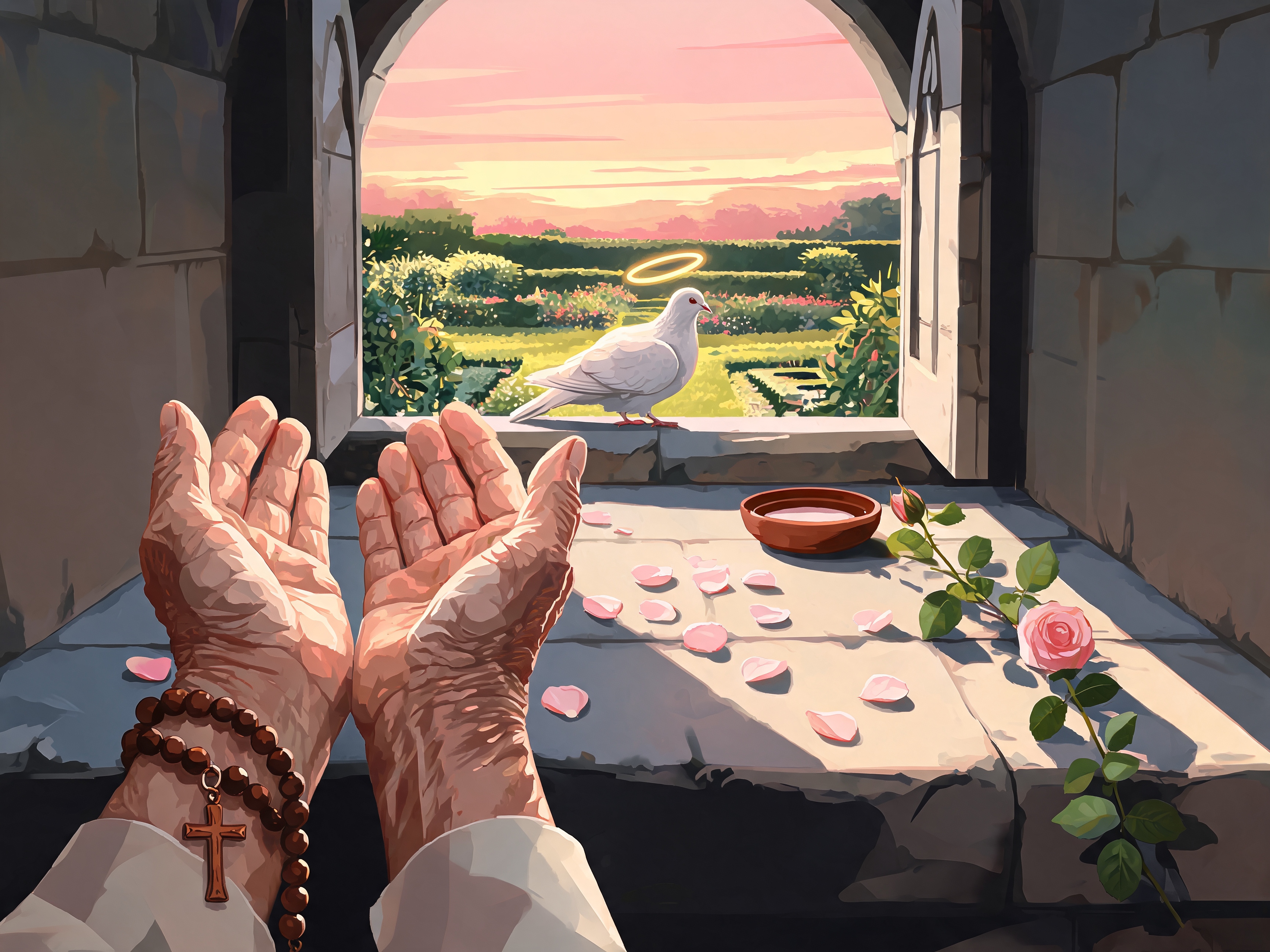 Lifted Hands Window