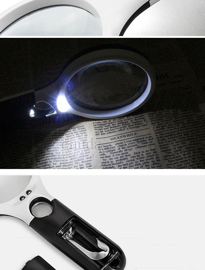 Lighted Handheld Magnifying Glass - Escape by Numbers