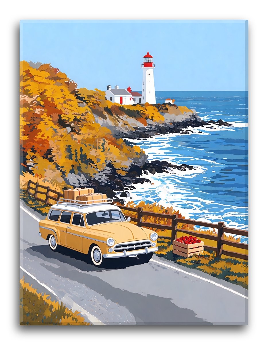 Lighthouse Road October - Escape by Numbers