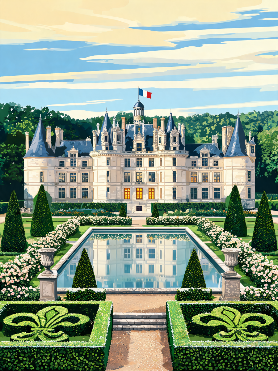 Loire Hedge Promenade - Escape by Numbers