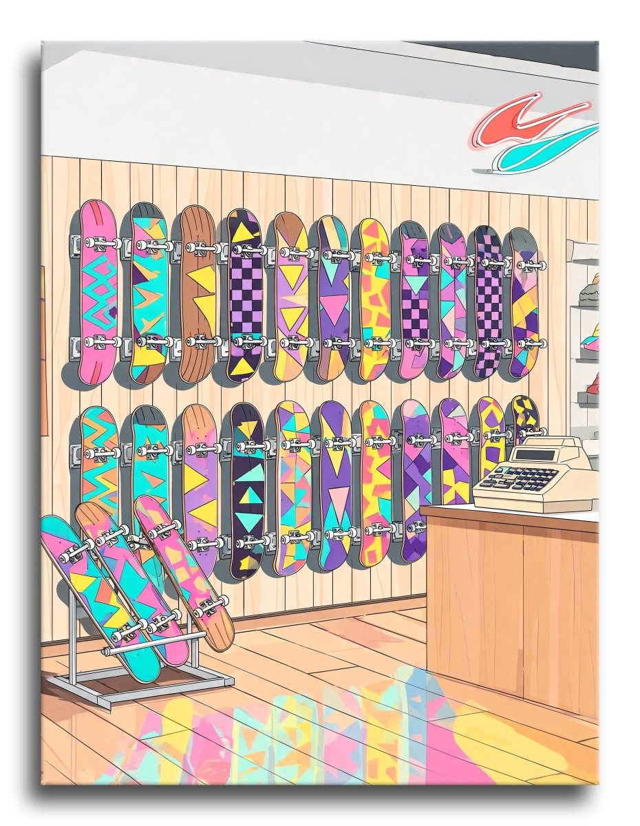 Memphis Deck Wall - Escape by Numbers