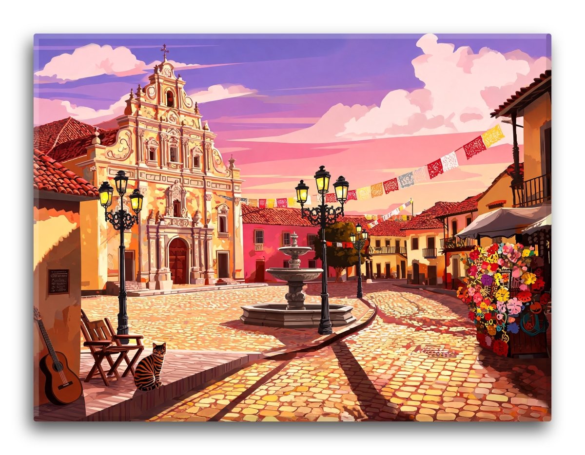 Mexican Tile Square - Escape by Numbers