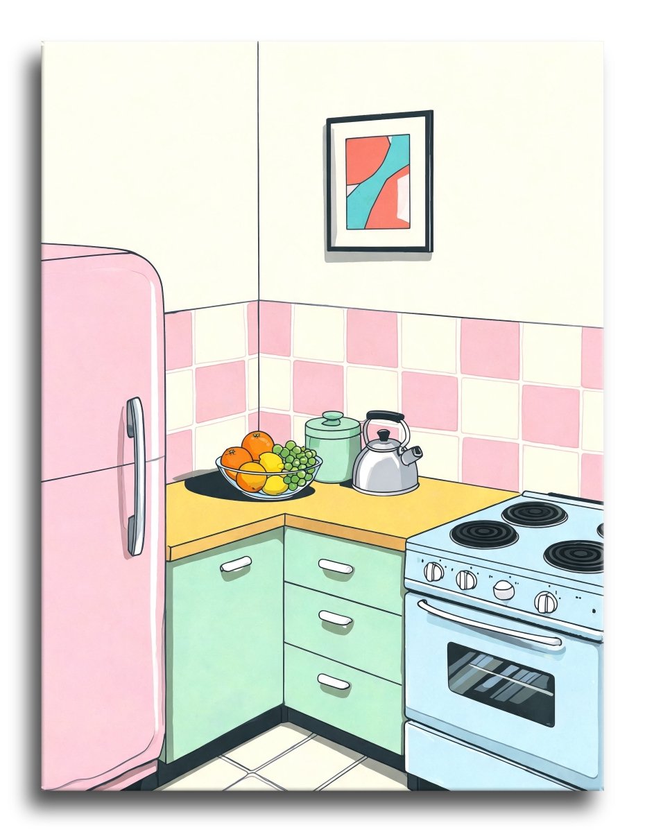 Mint Kitchen Corner - Escape by Numbers