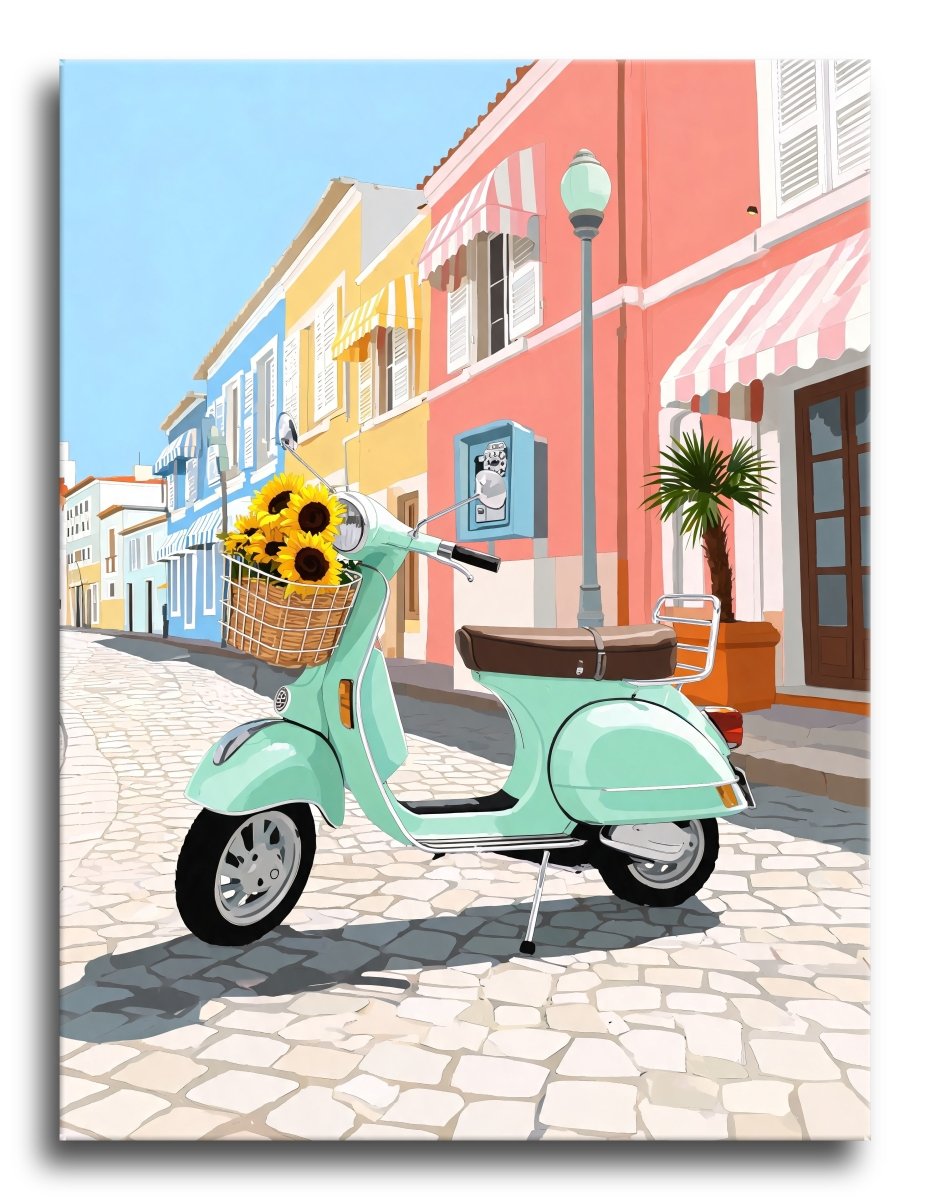 Mint Scooter Curb - Escape by Numbers