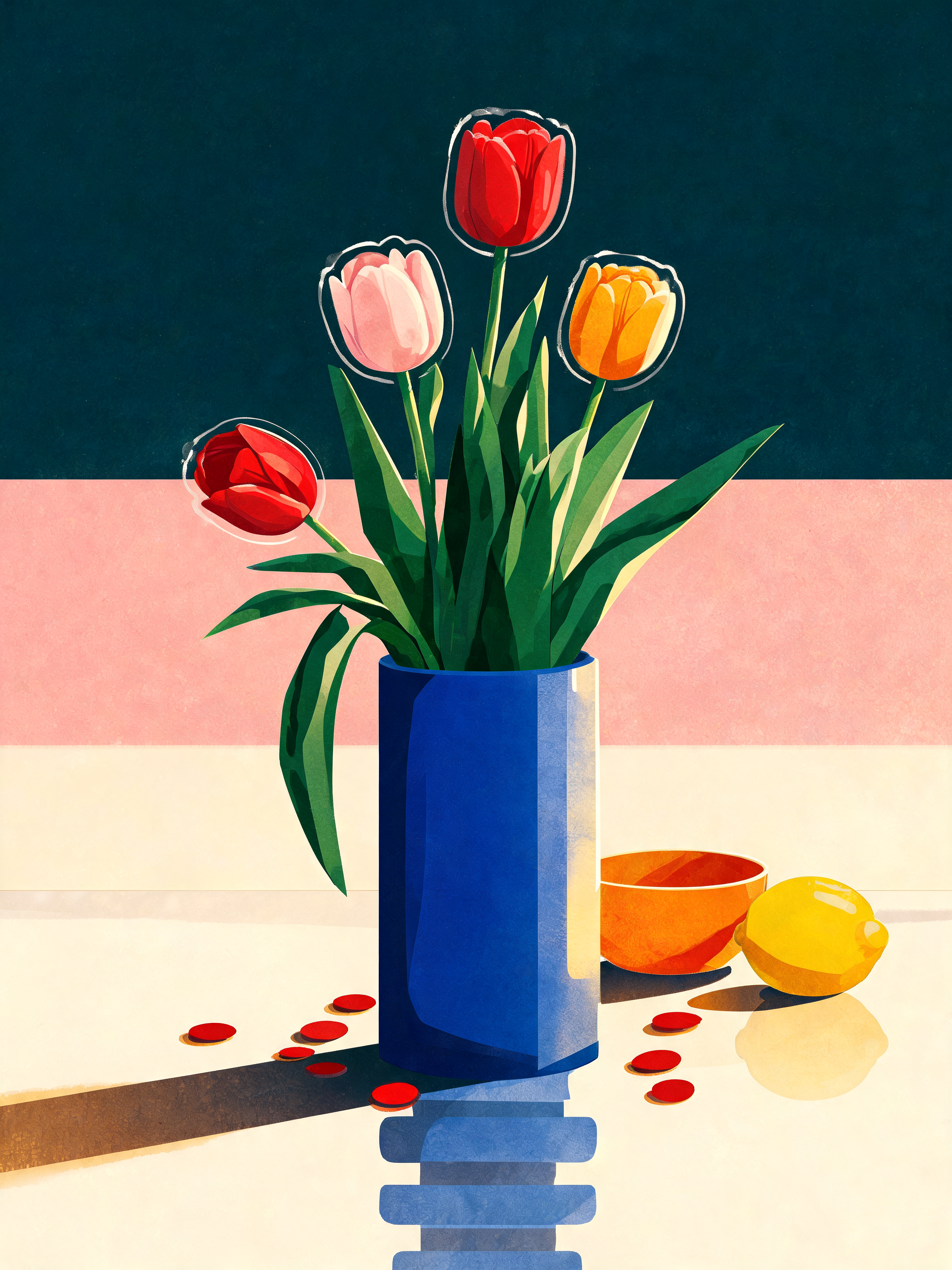 Modernist Tulip Vase