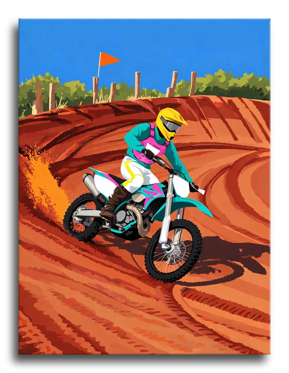 Motocross Berm Carve - Escape by Numbers