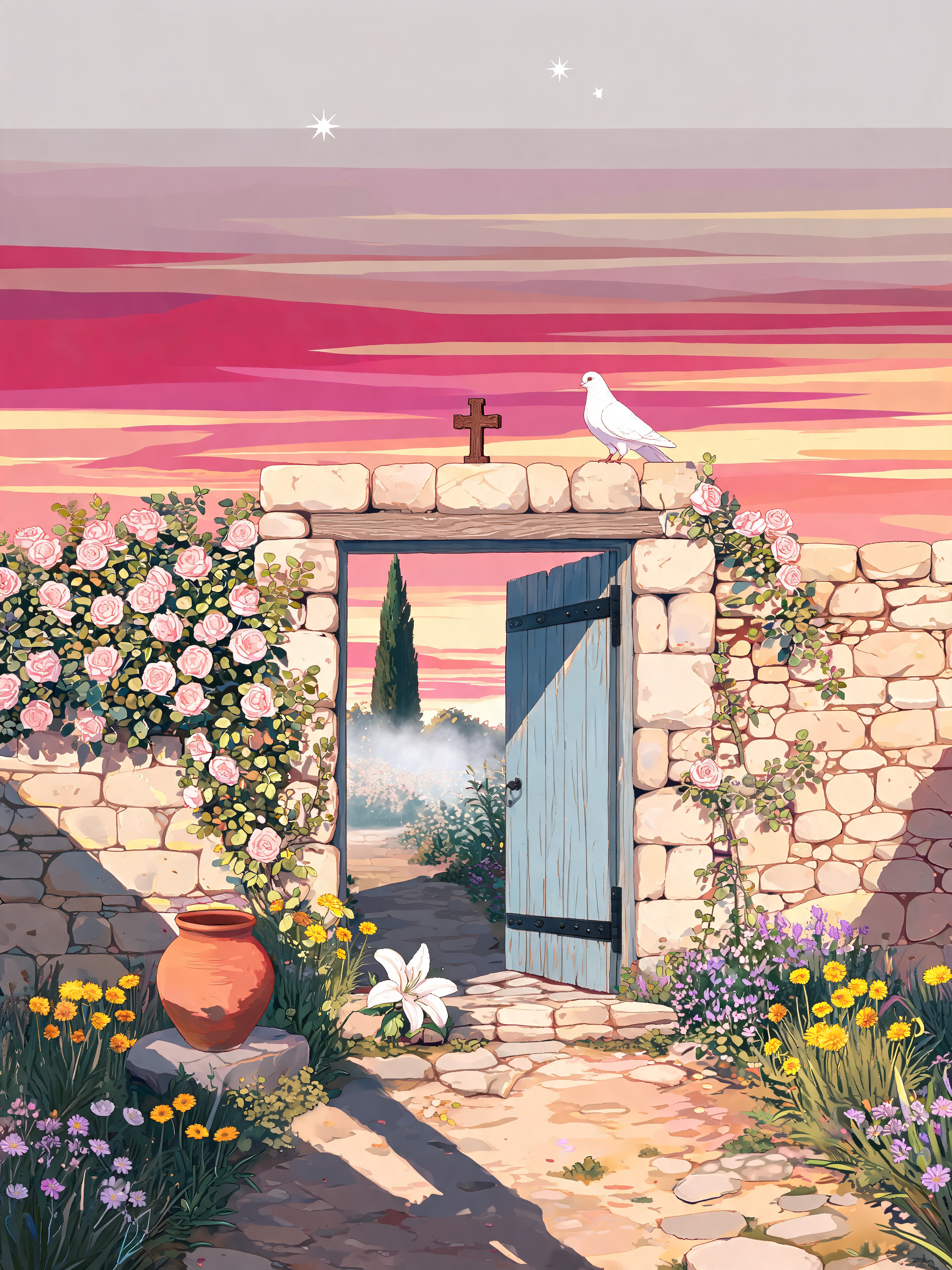 Narrow Garden Gate