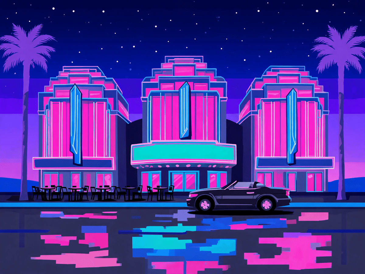 Neon Deco Boulevard - Escape by Numbers