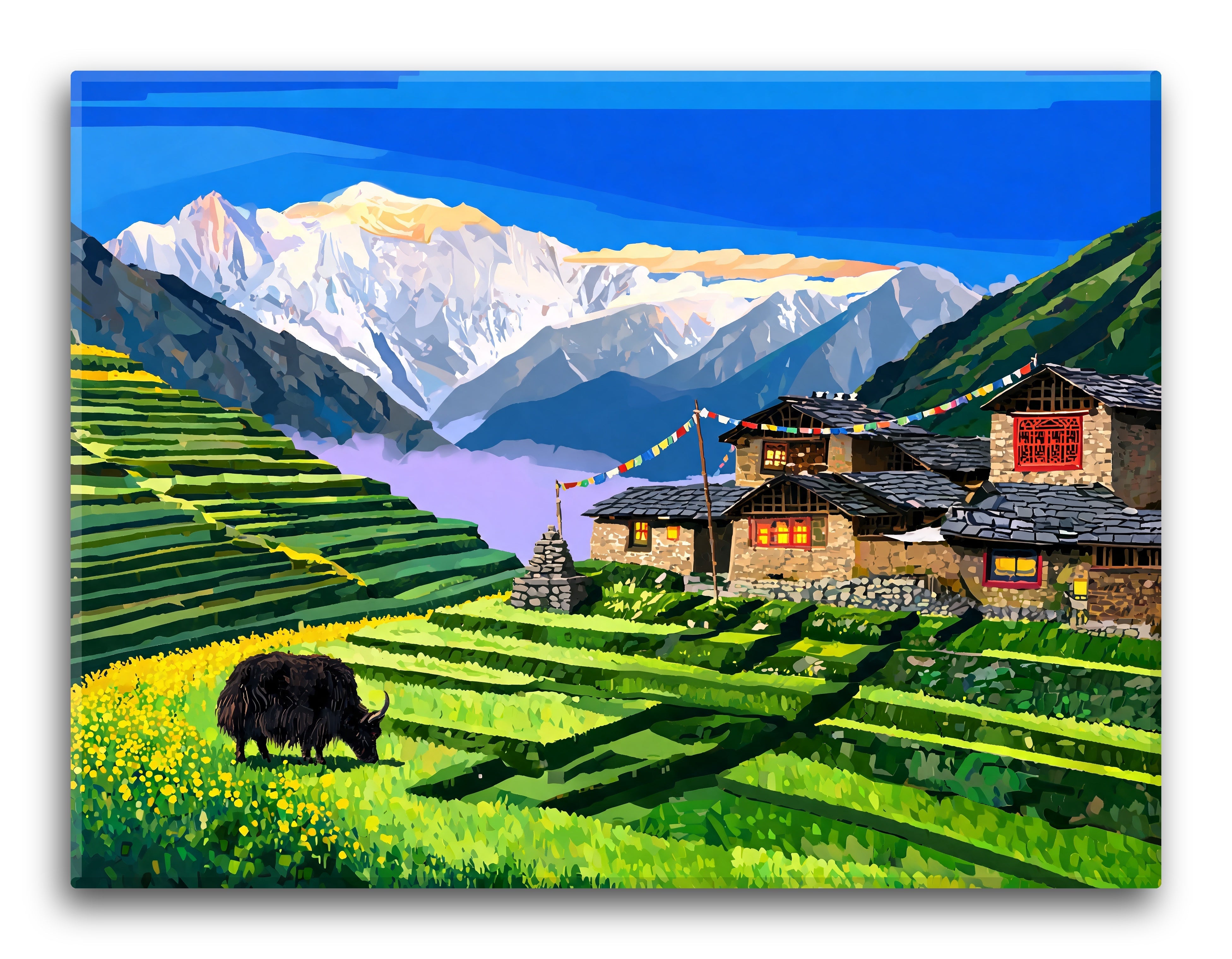 Nepal Hill Panorama
