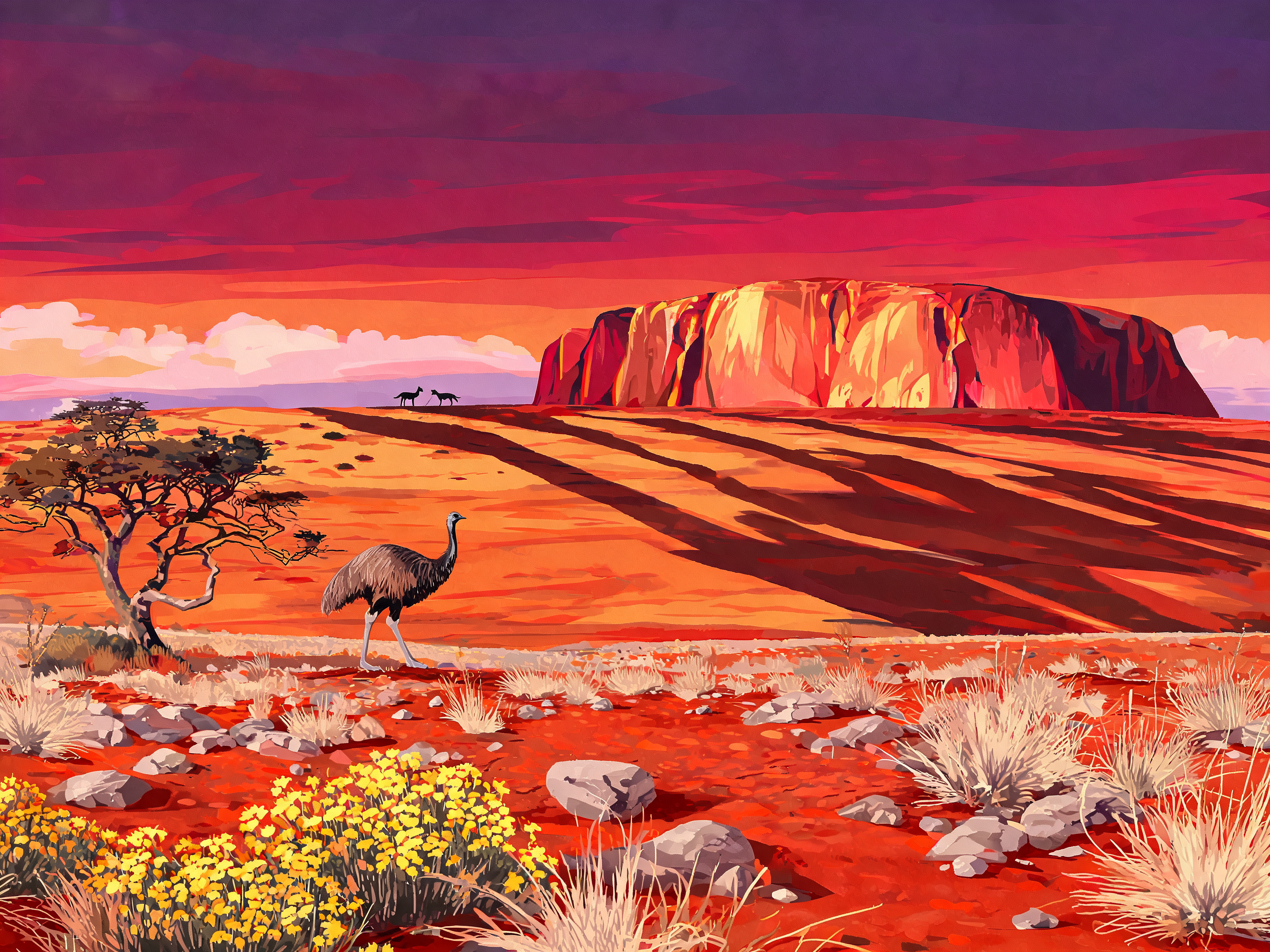 Outback Monolith Sky
