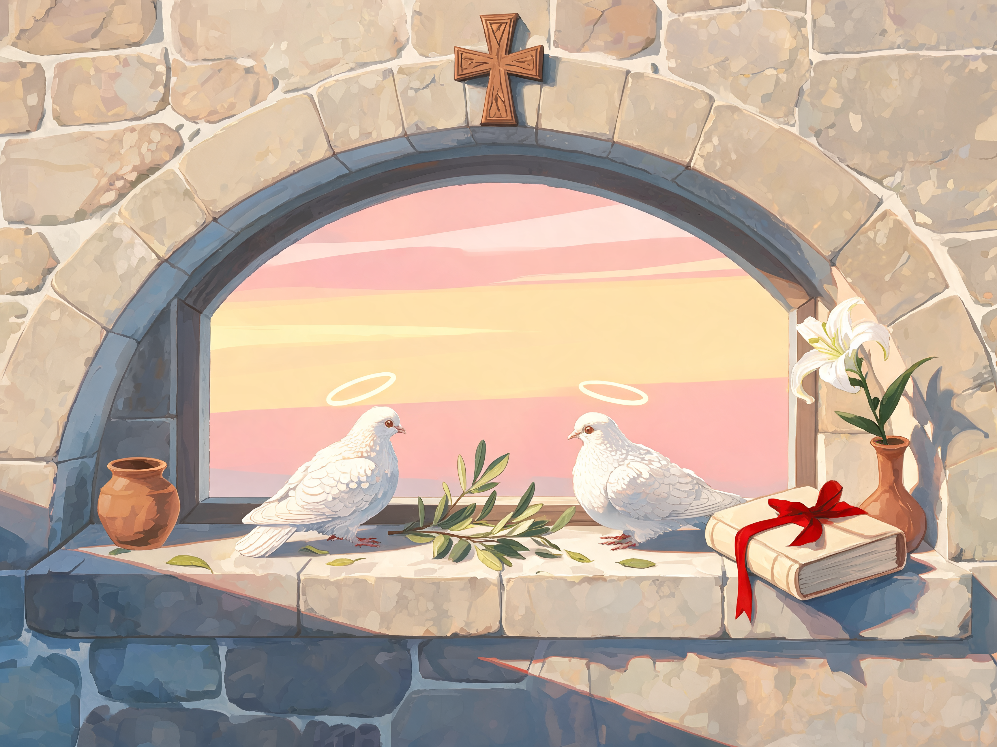 Pair At The Window