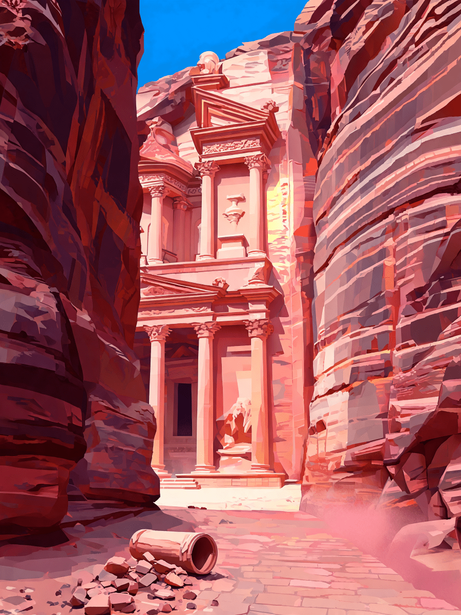 Petra Rose Facade - Escape by Numbers