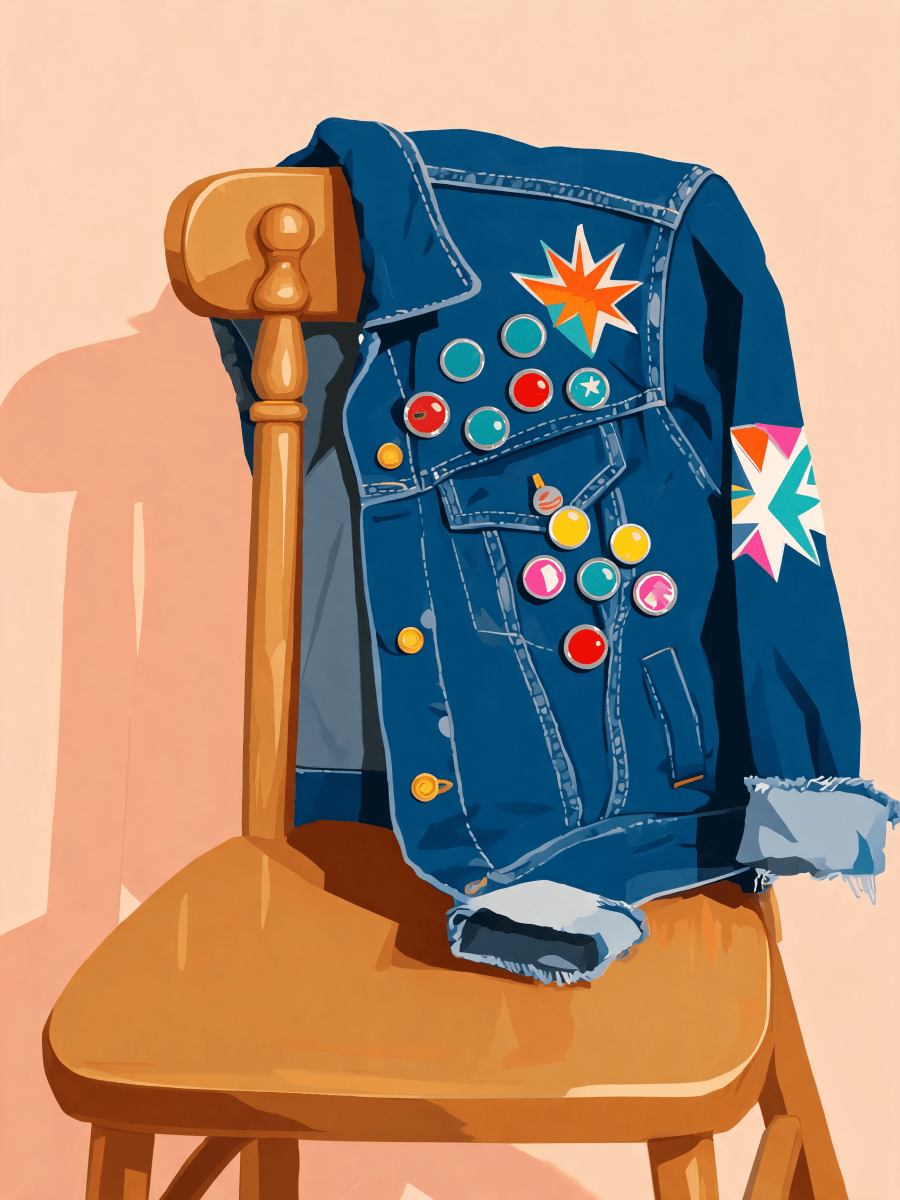 Pinned Denim Heirloom - Escape by Numbers