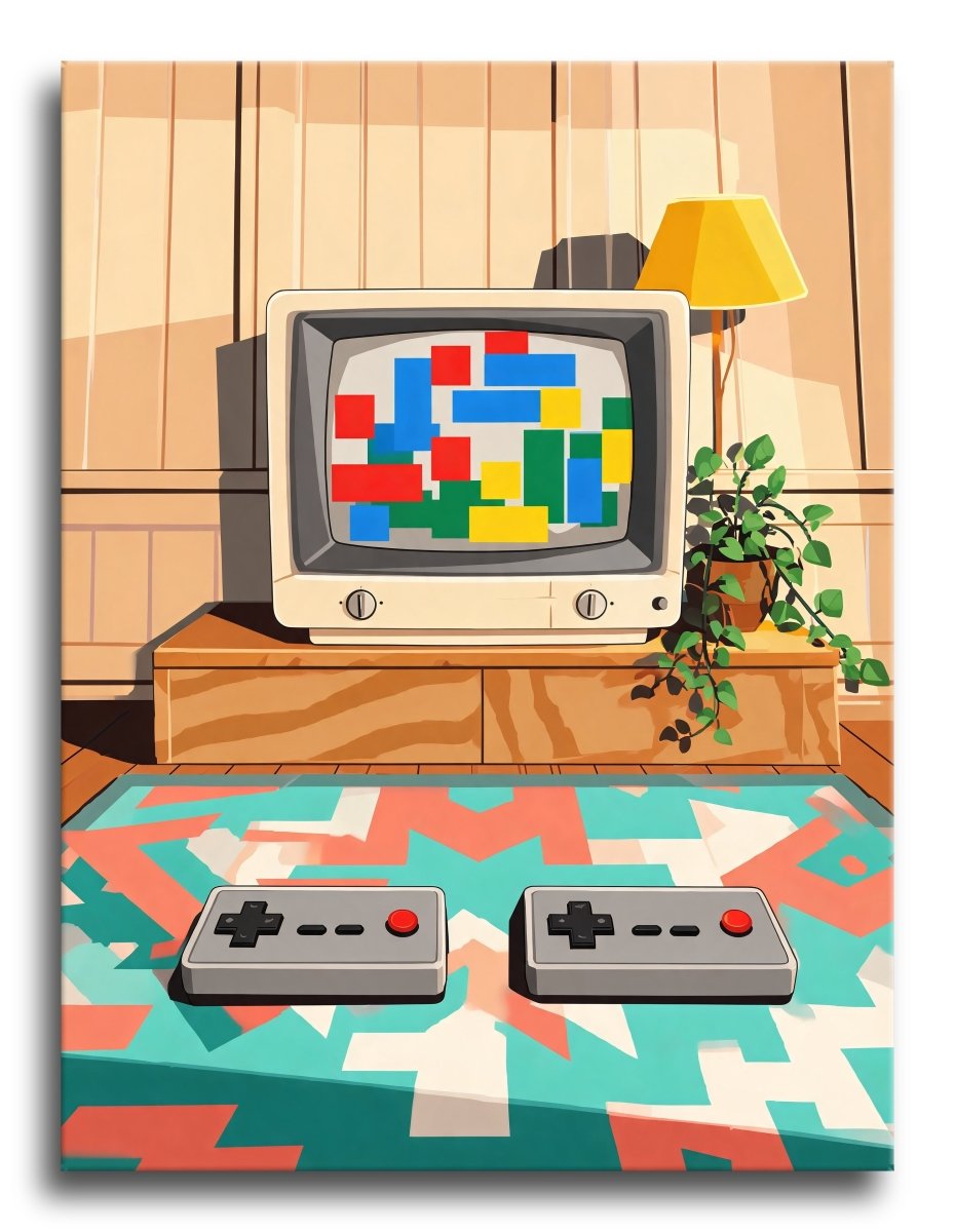Pixel Living Room - Escape by Numbers