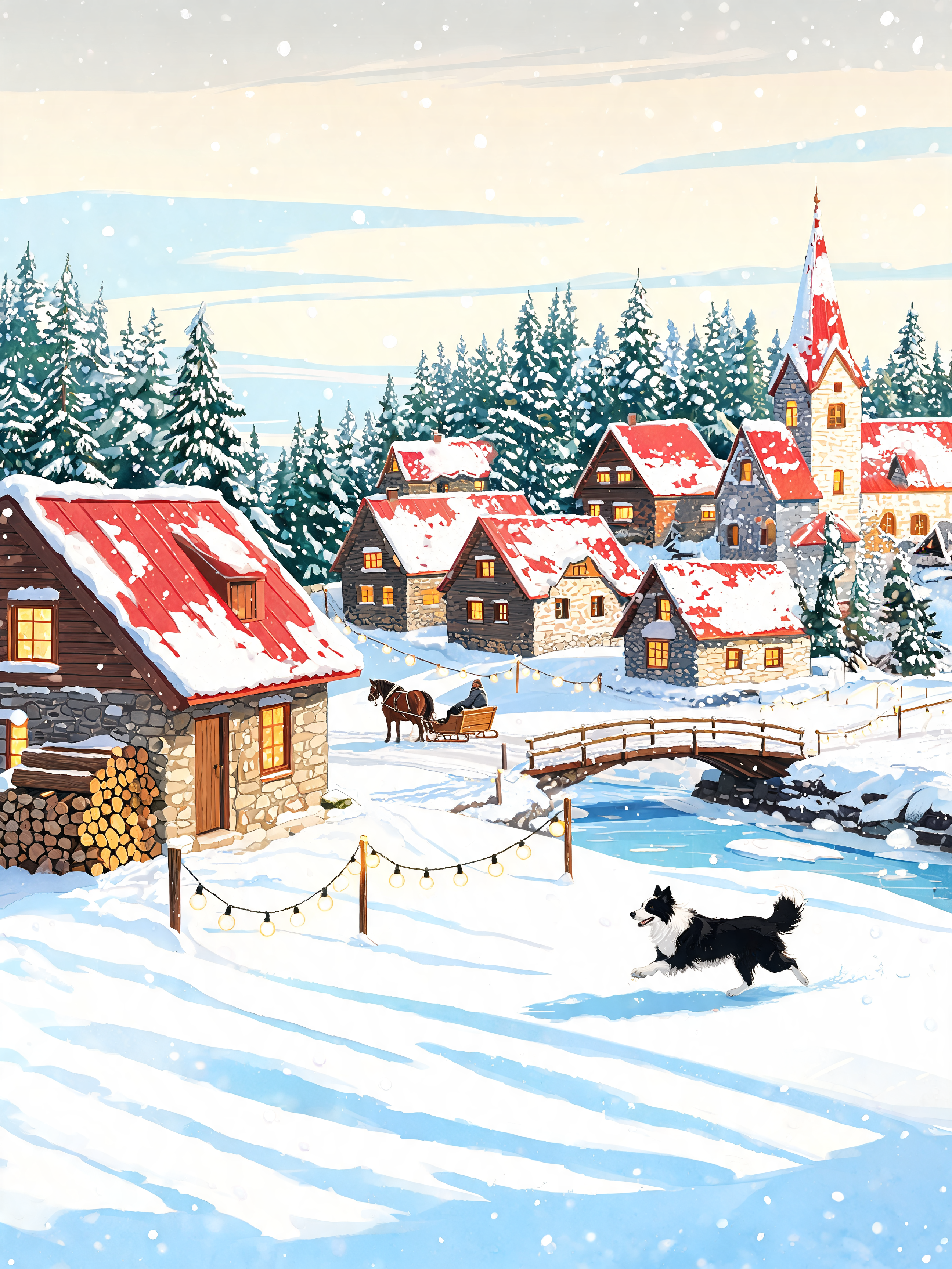 Quebec Snow Roofs