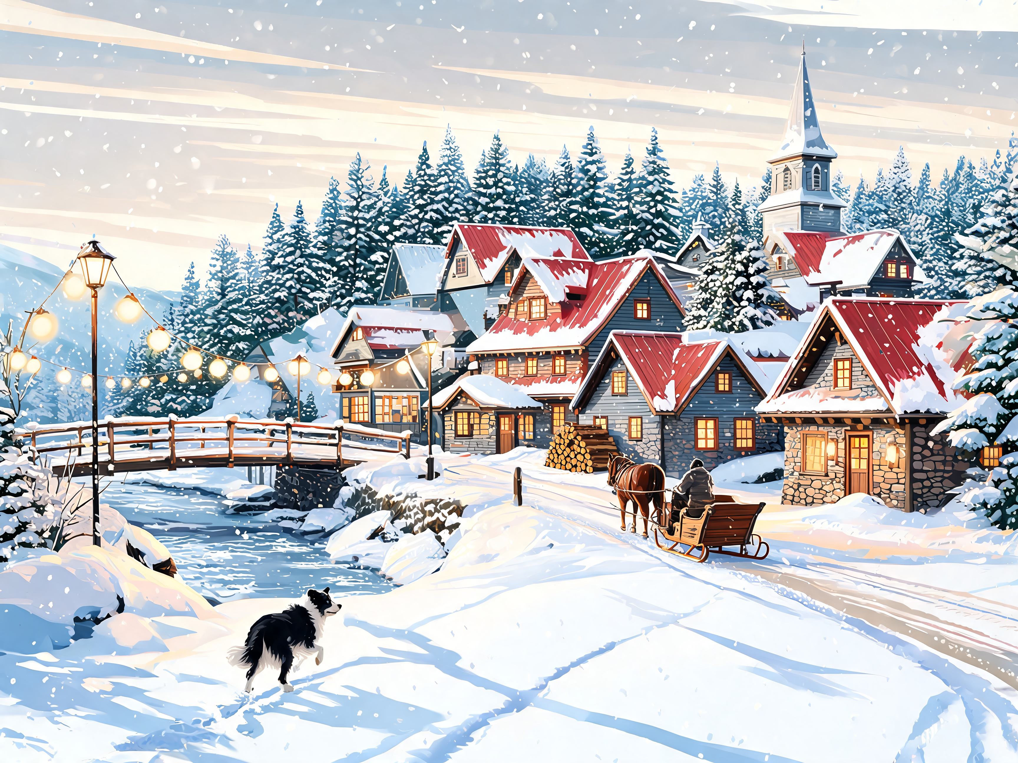 Quebec Winter Lane