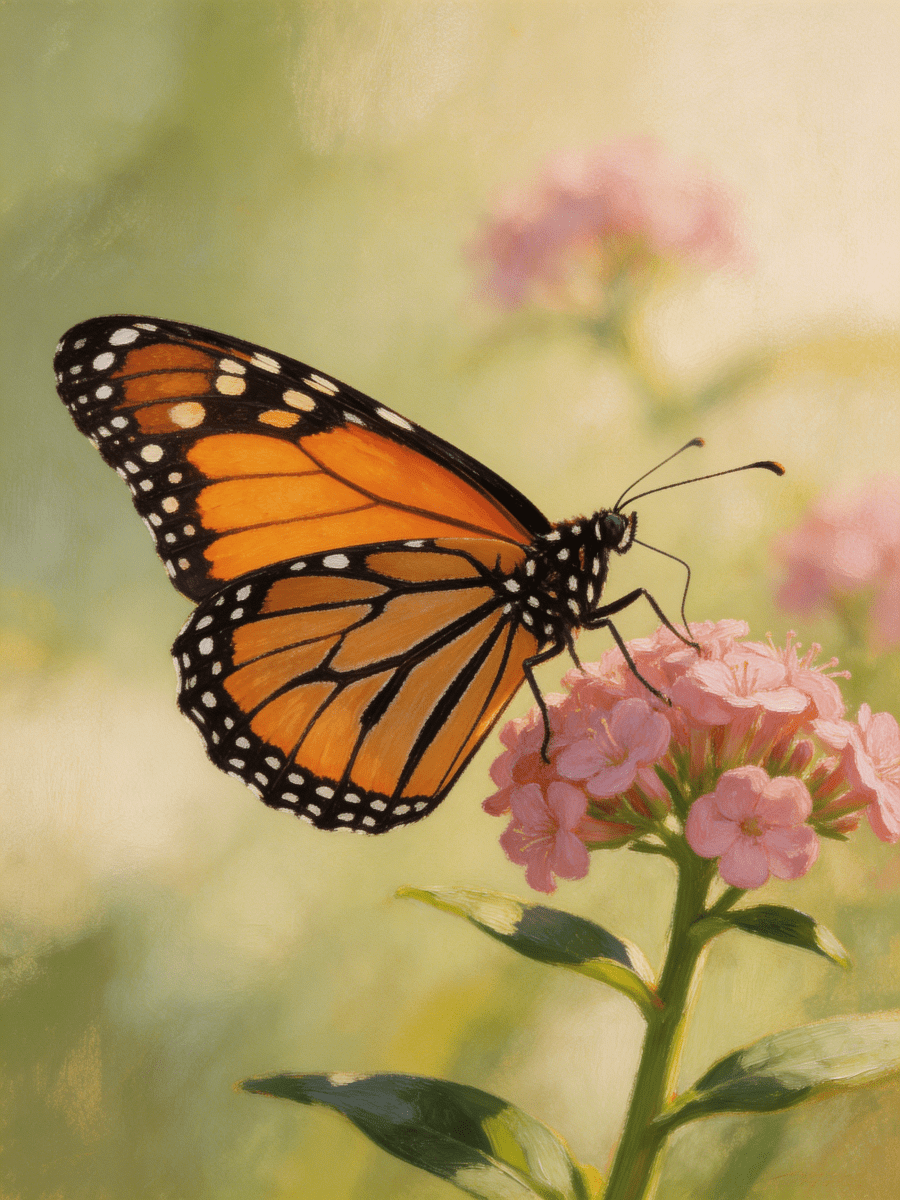 Resting Monarch - Escape by Numbers