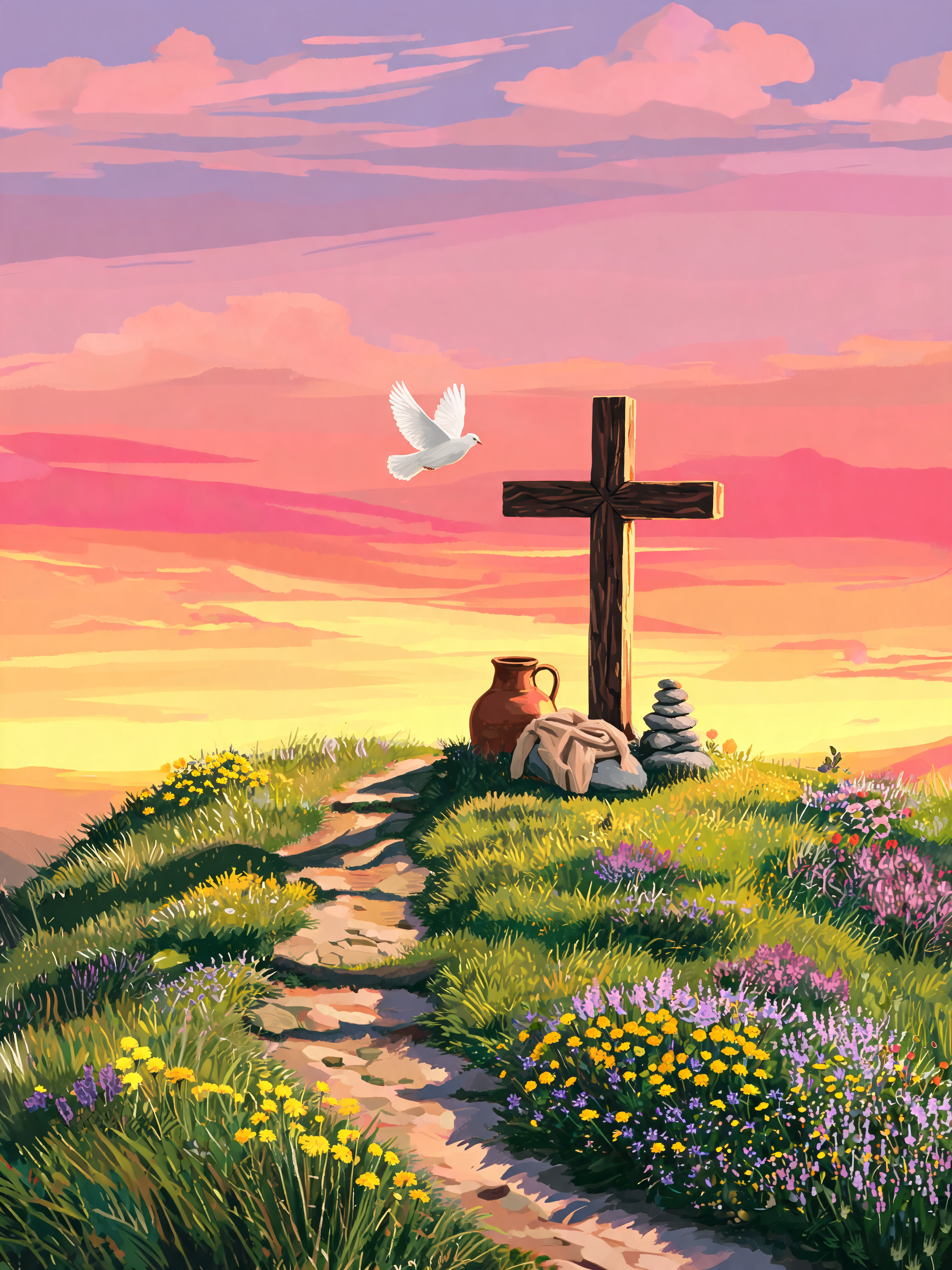 Ridge Cross Sunrise