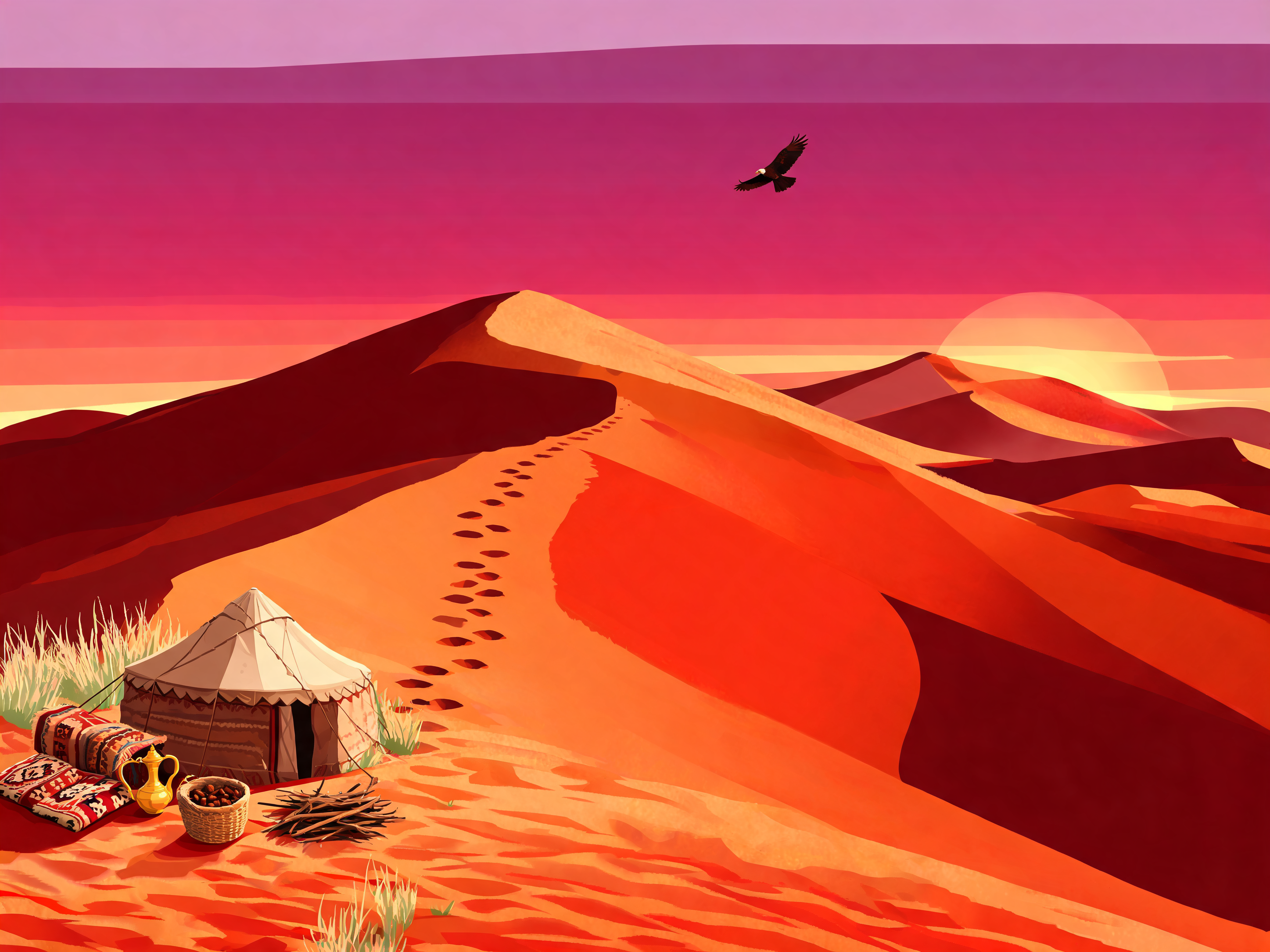Sahara Sunset Sweep