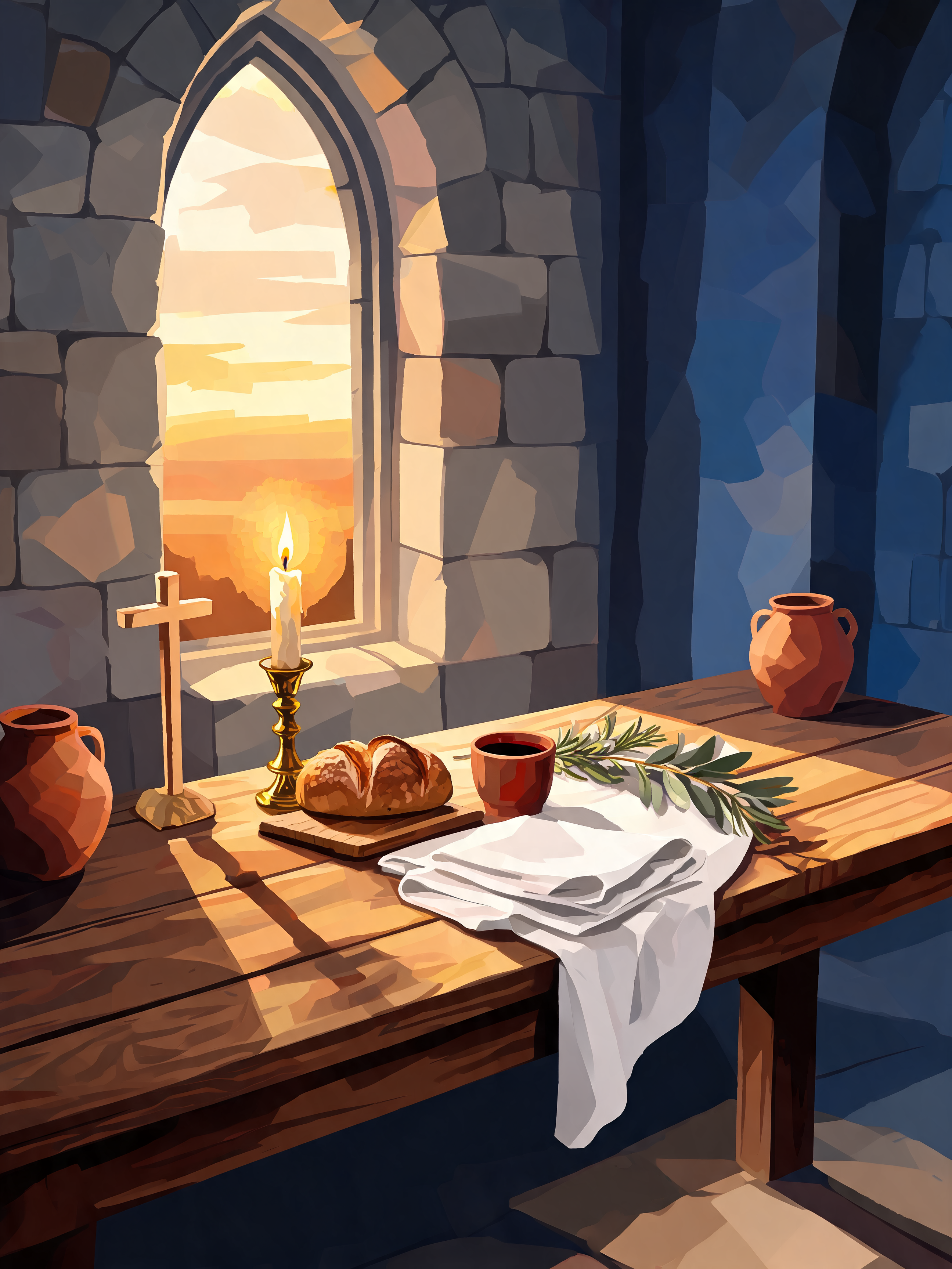 Set Communion Table