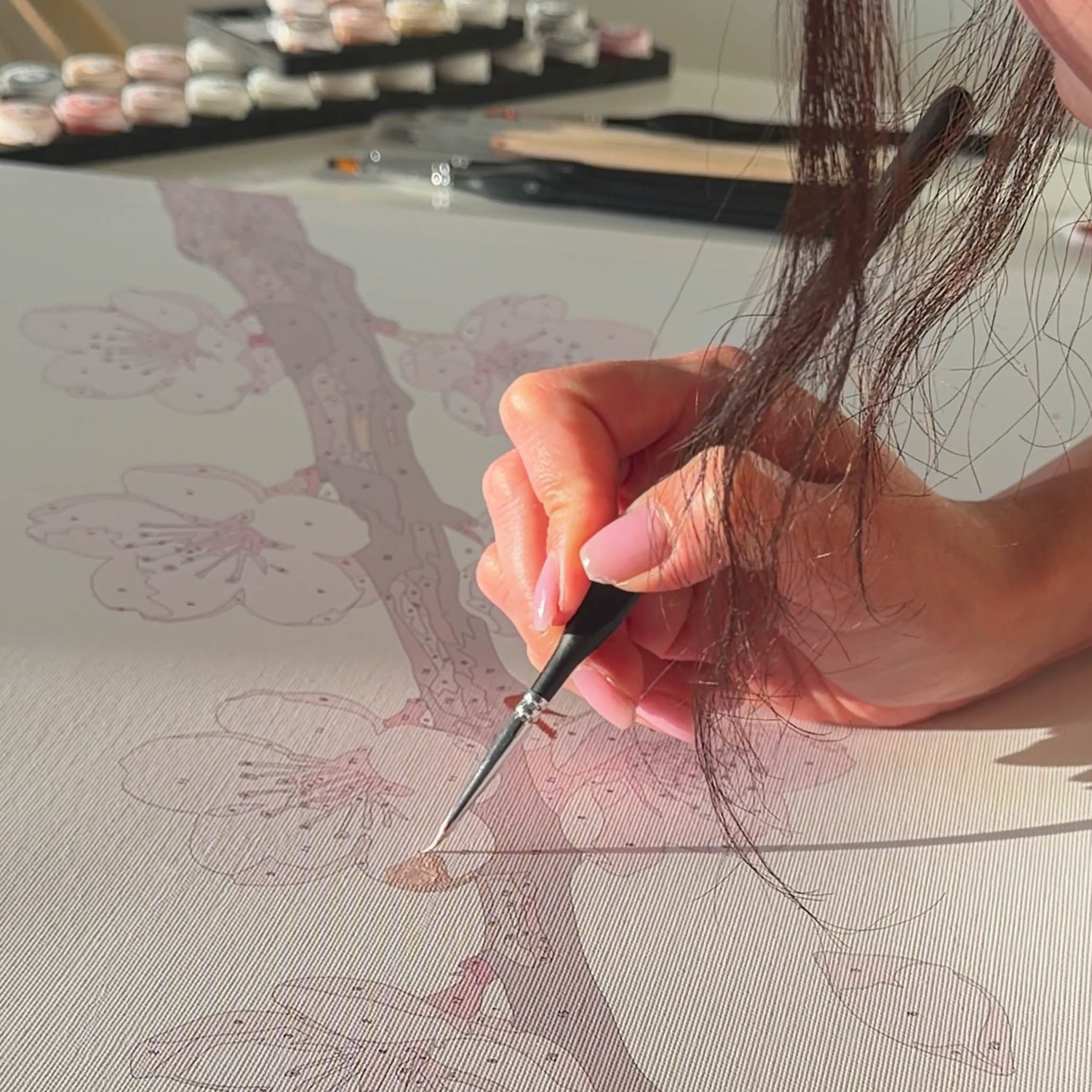 Porcelain Reverie - Premium Paint by Numbers Kit