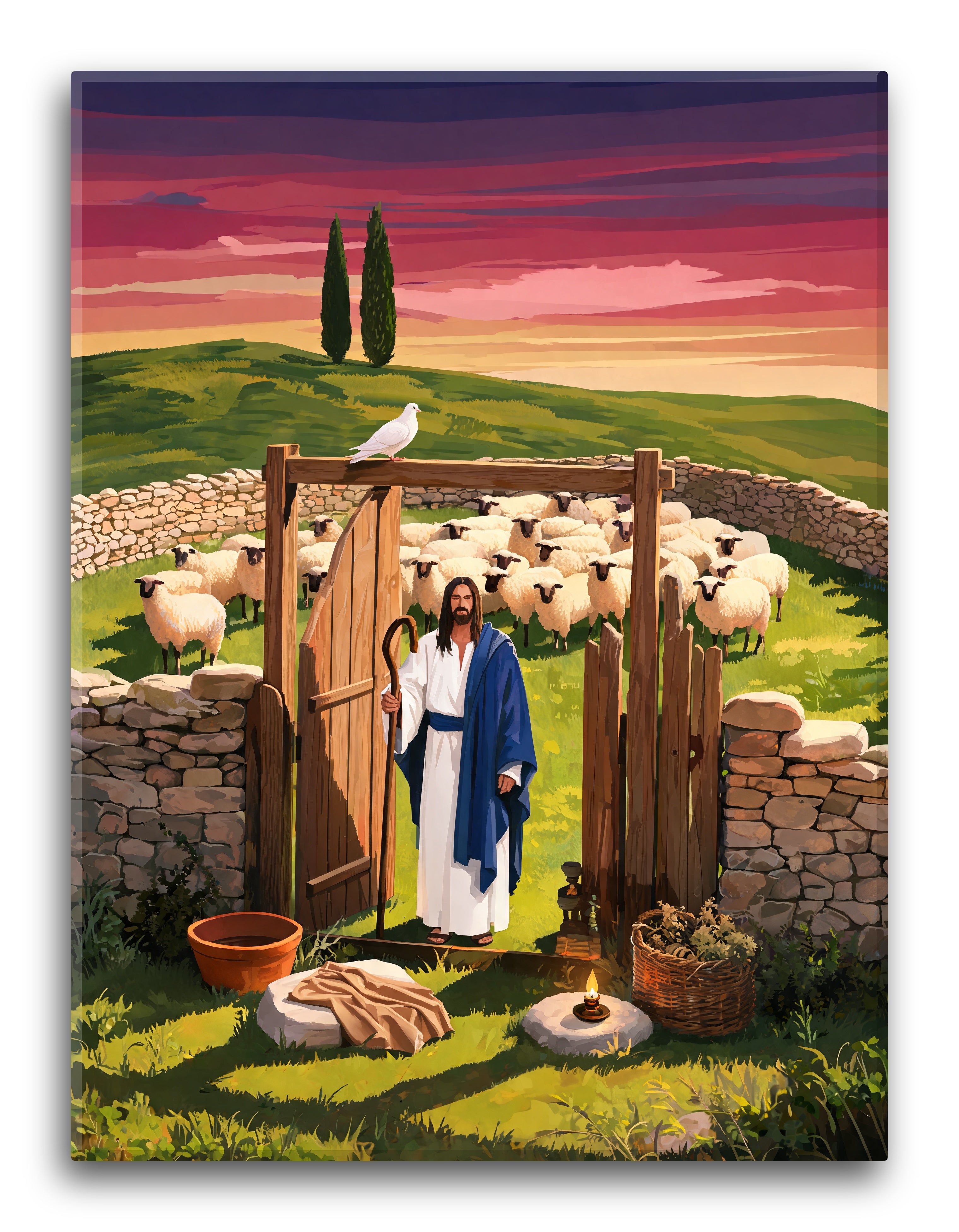 Sheepfold At Evening