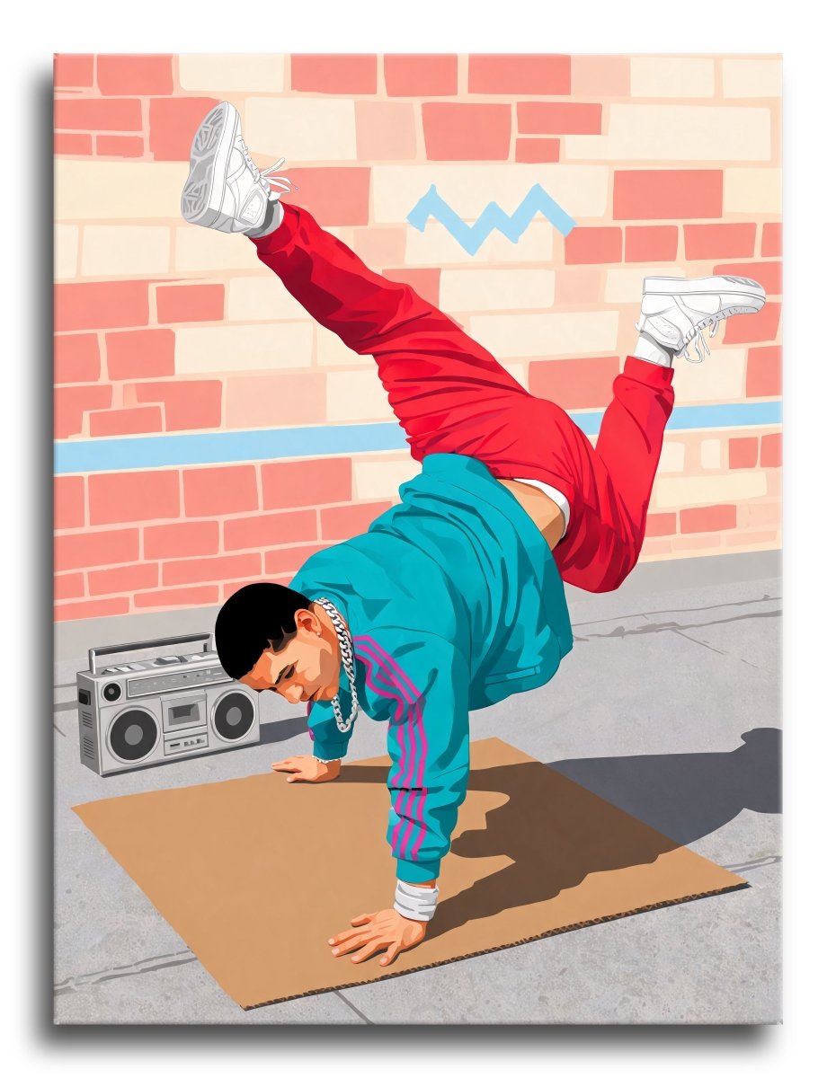Sidewalk Freeze Pose - Escape by Numbers