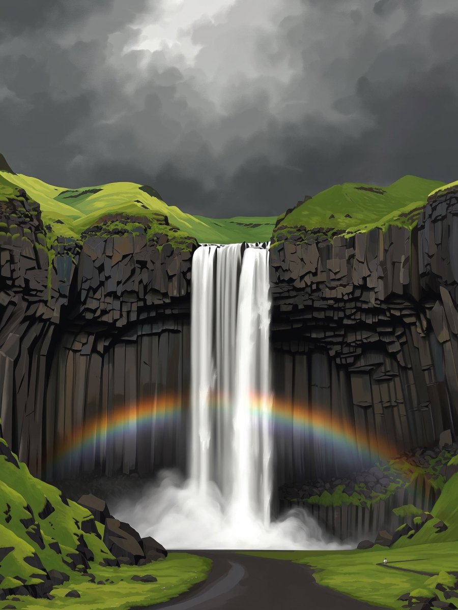 Skogafoss - Escape by Numbers