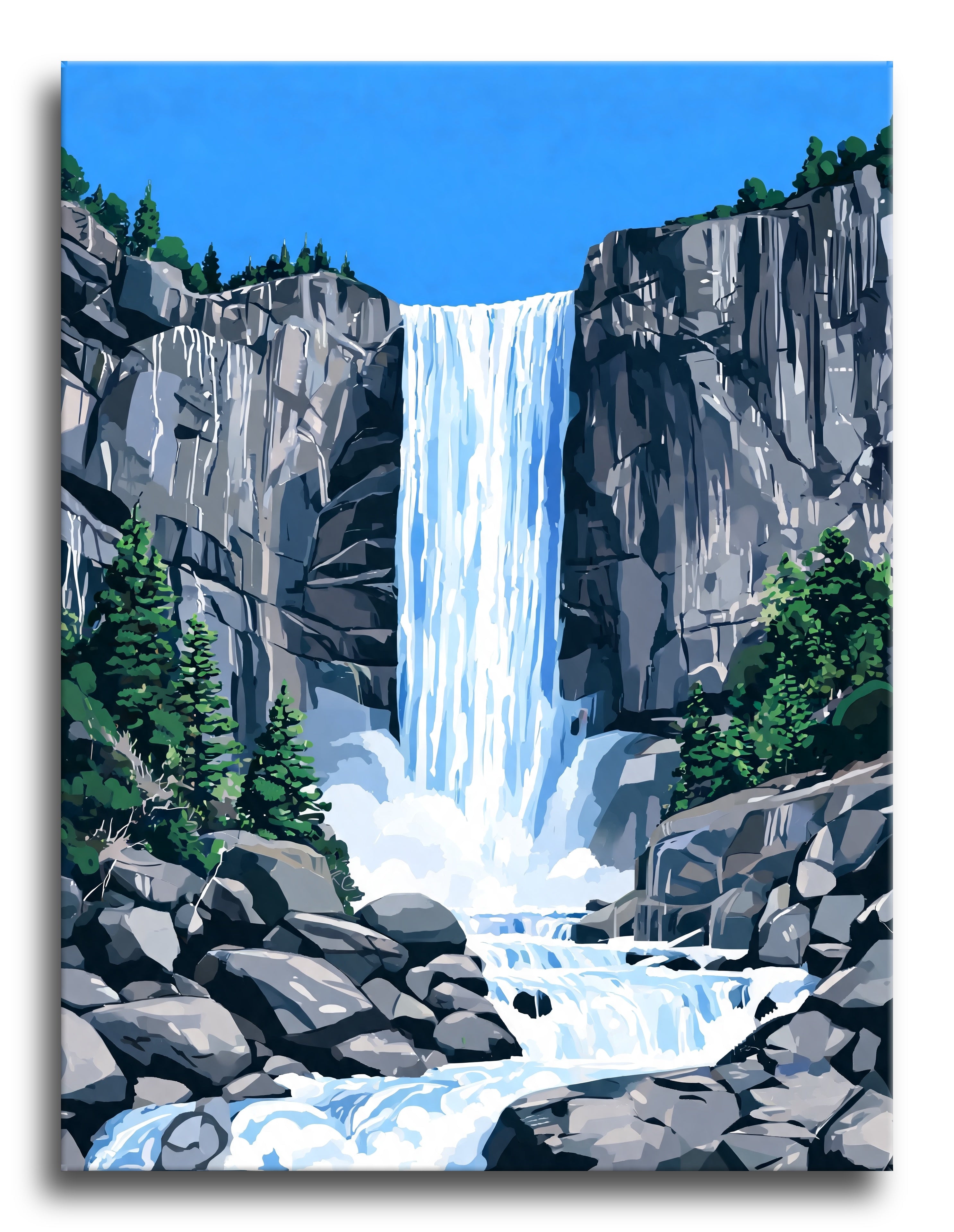 Yosemite Falls Plunge - Escape by Numbers