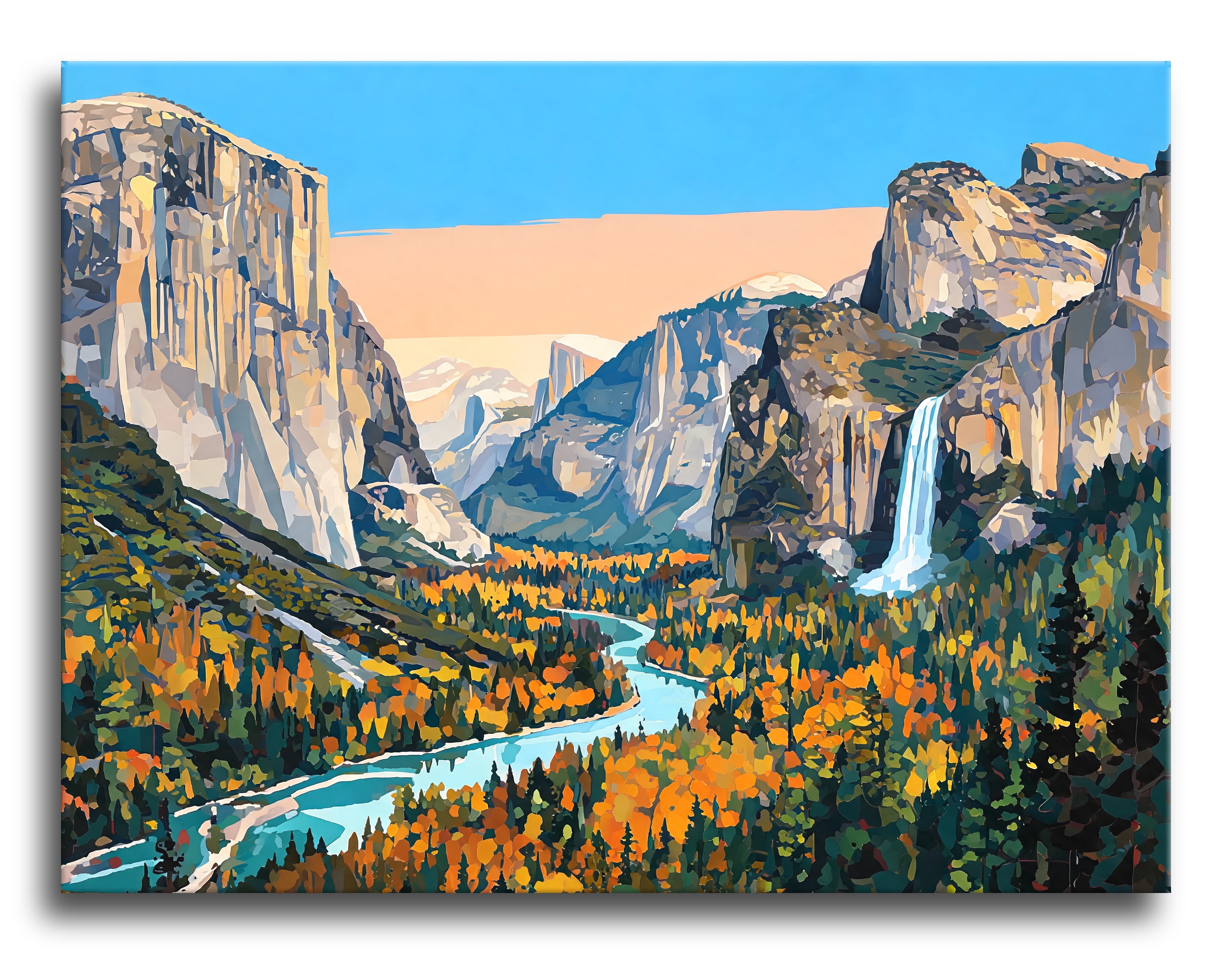 Tunnel View Autumn - Escape by Numbers