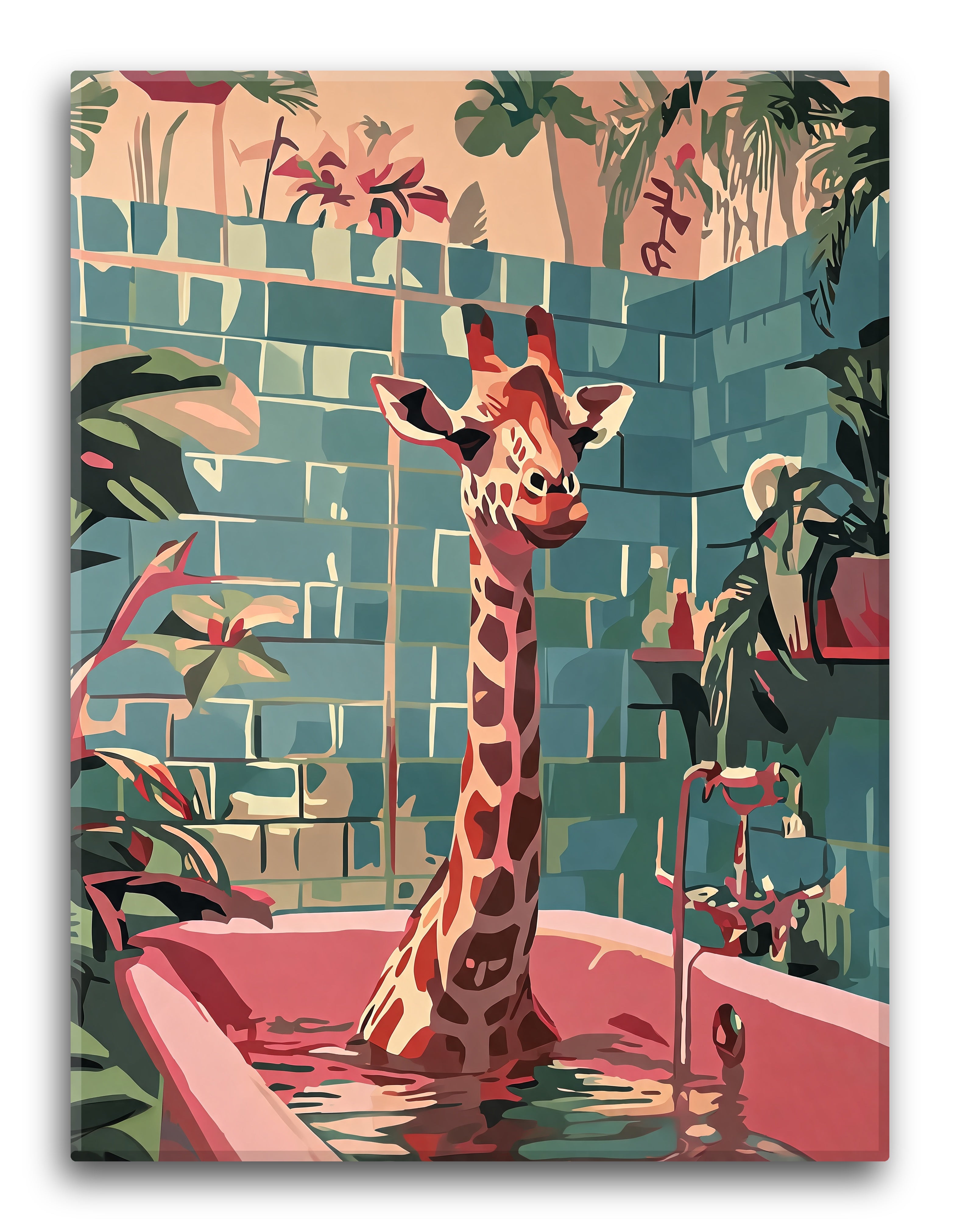 Spa Day Giraffe - Escape by Numbers