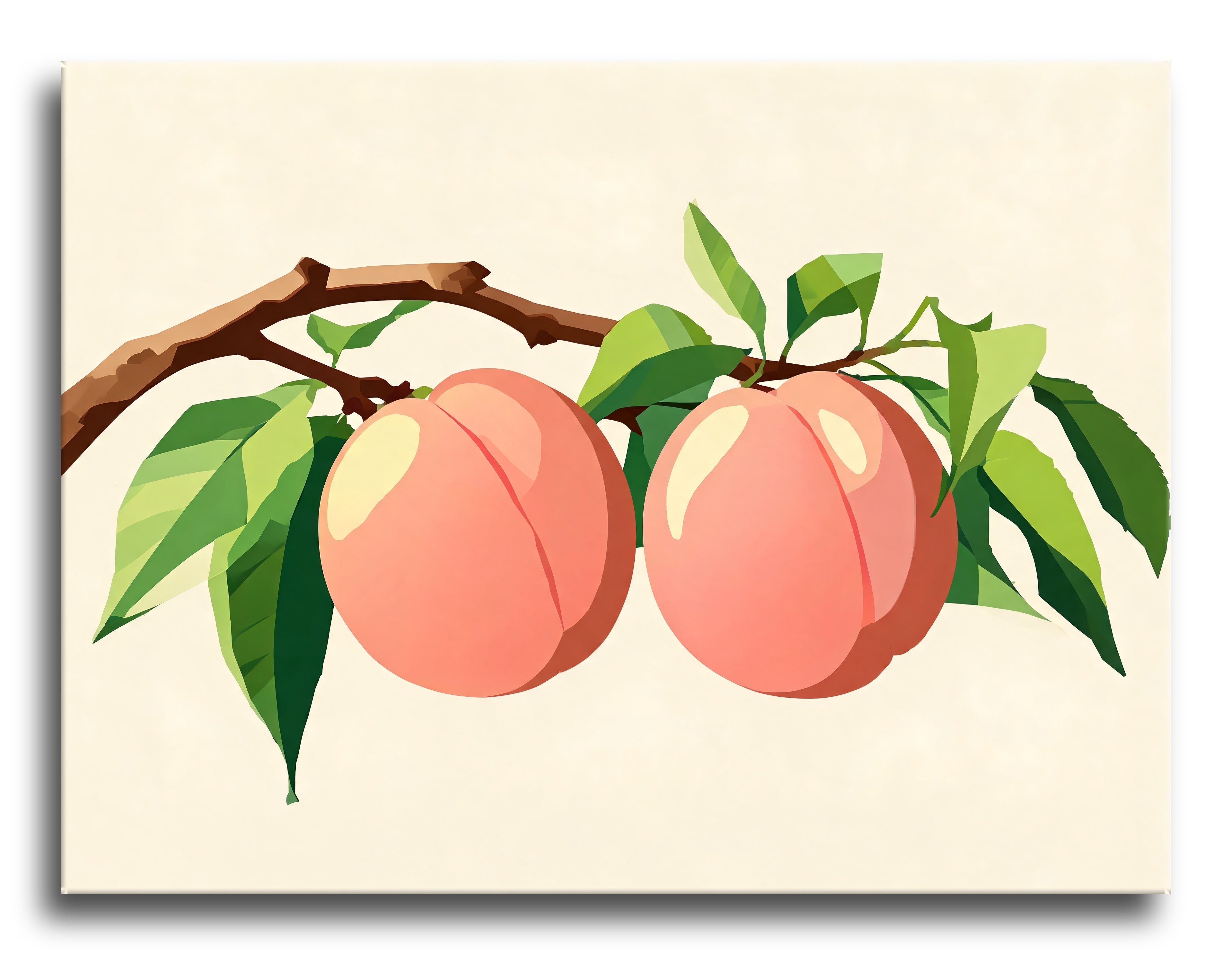 Ripe Peach Bough - Escape by Numbers