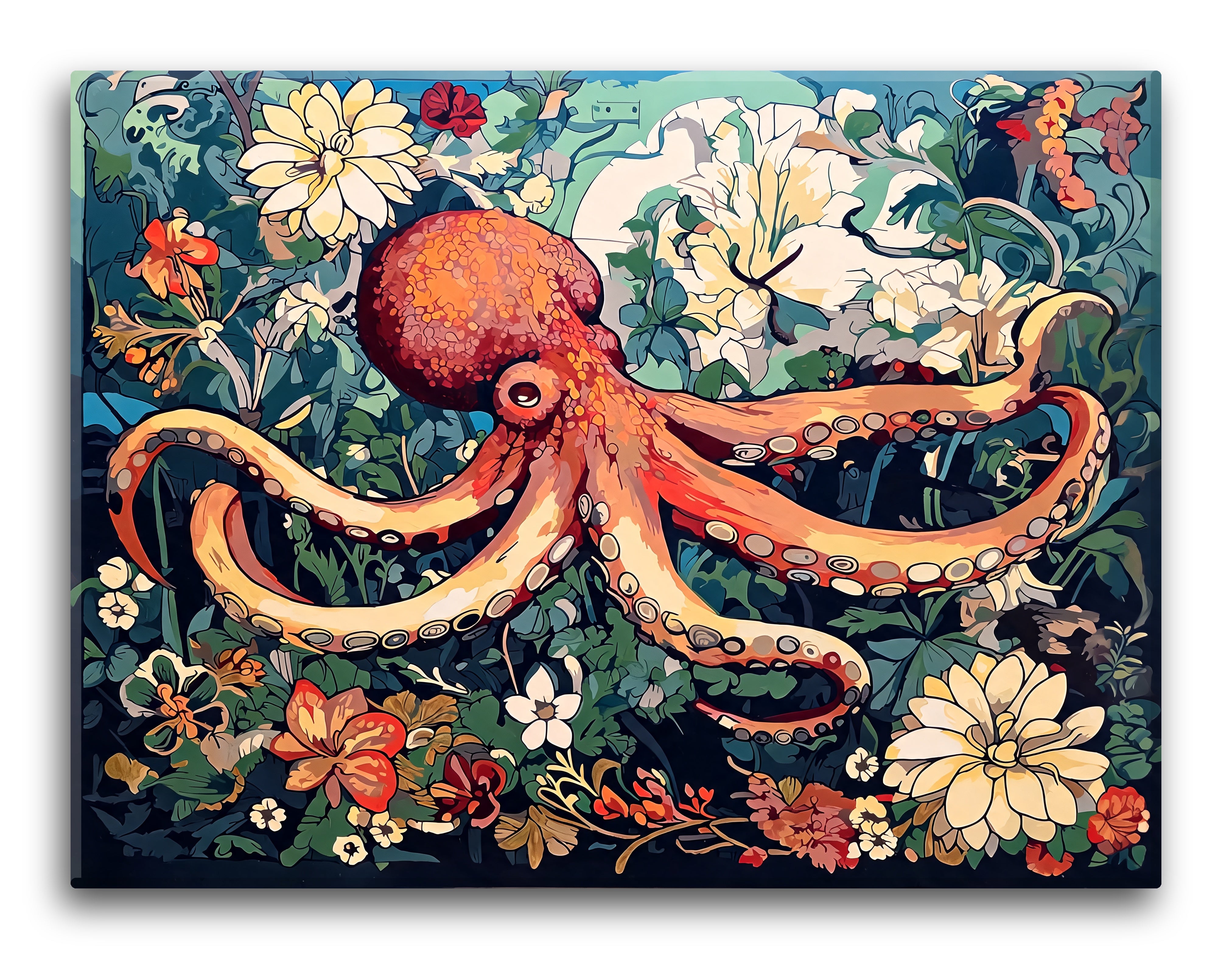 Octopus in Bloom - Escape by Numbers
